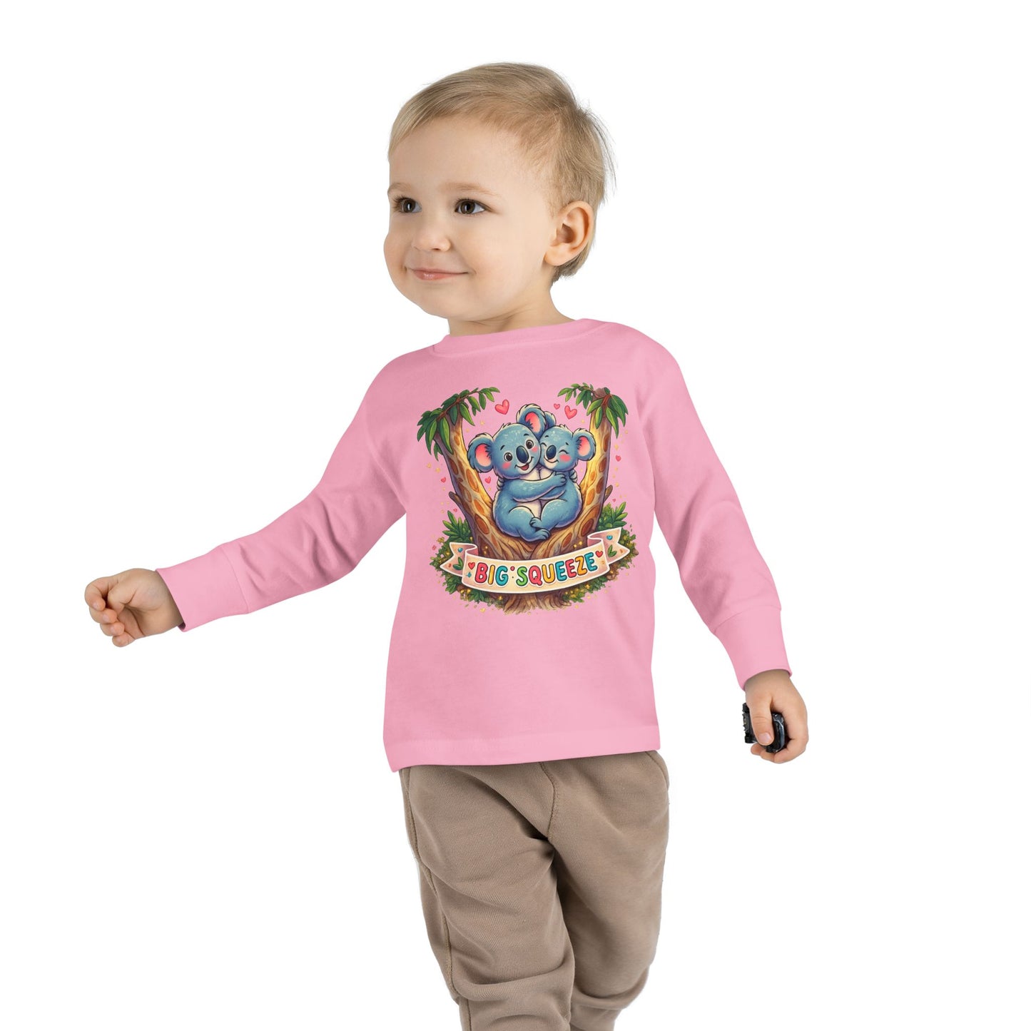 Big Squeeze Koala Toddler Long Sleeve Tee