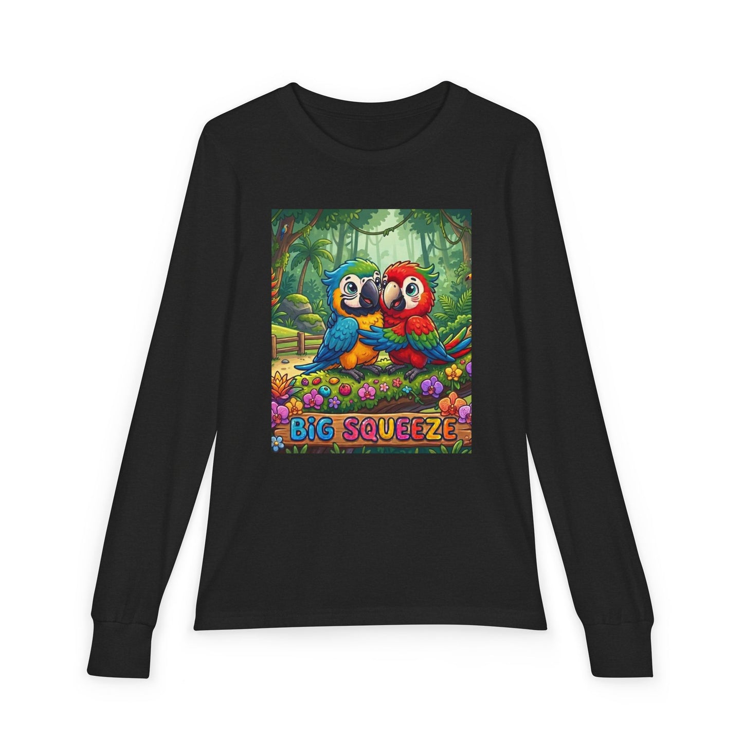 Big Squeeze Macaw Youth Jersey Long Sleeve Tee