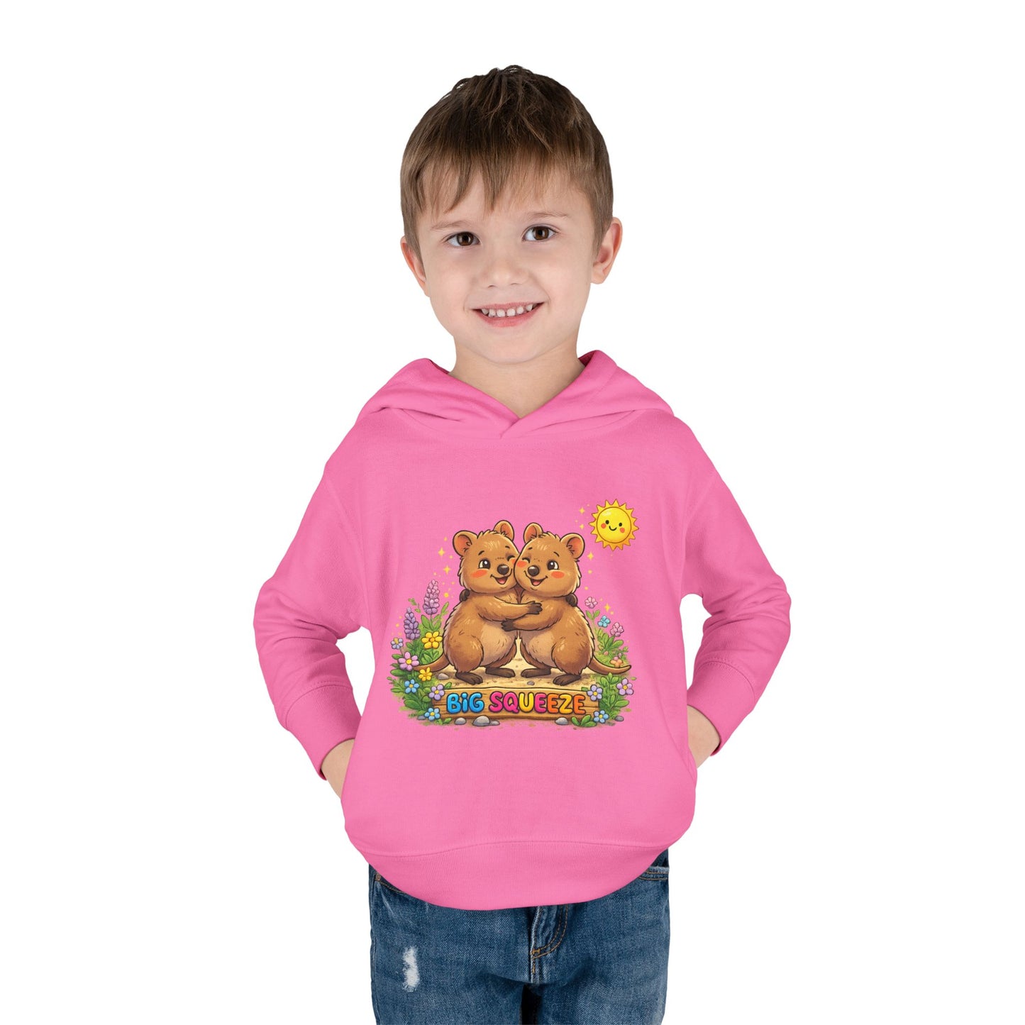 Big Squeeze Quokka Toddler Pullover Fleece Hoodie