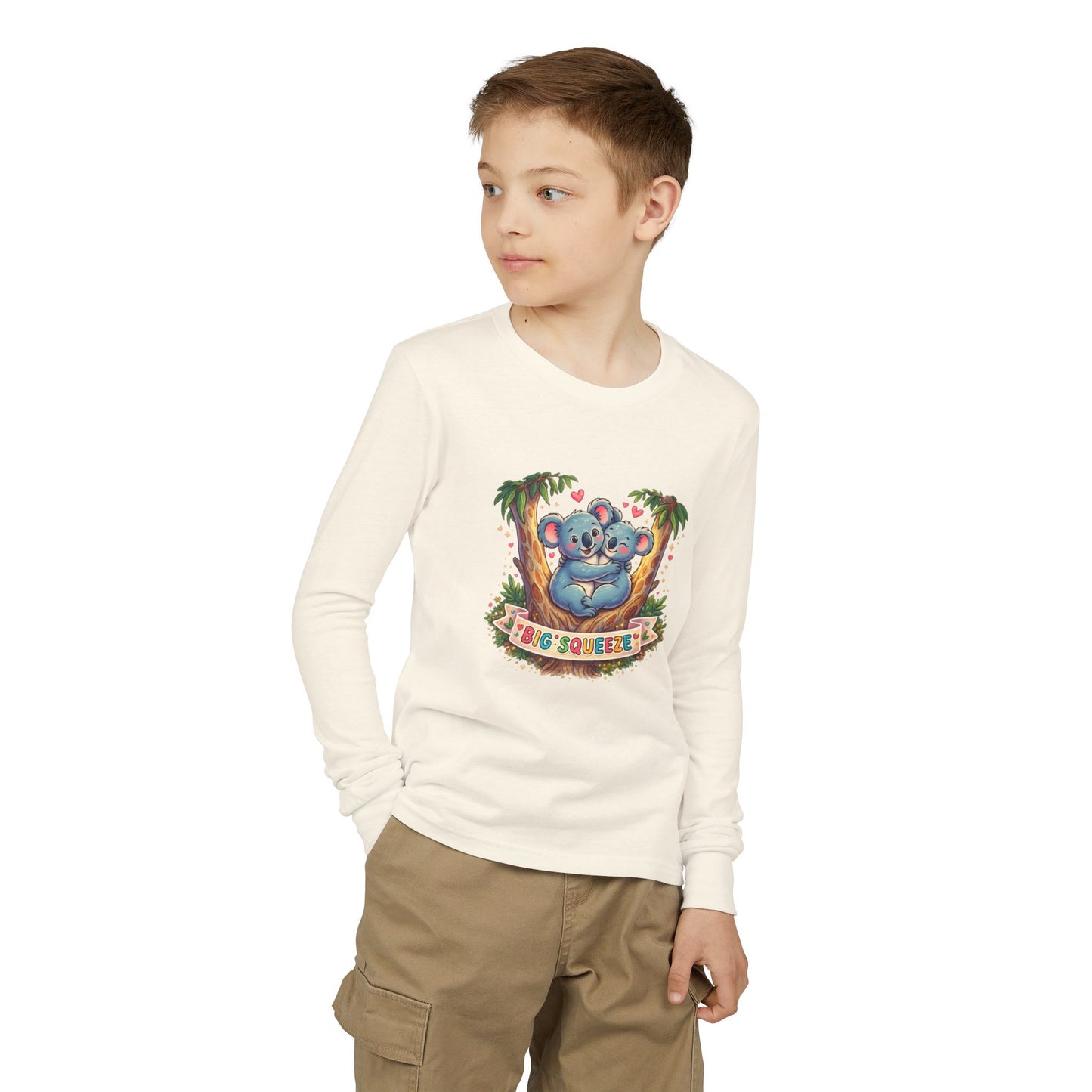 Big Squeeze Koala Youth Jersey Long Sleeve Tee