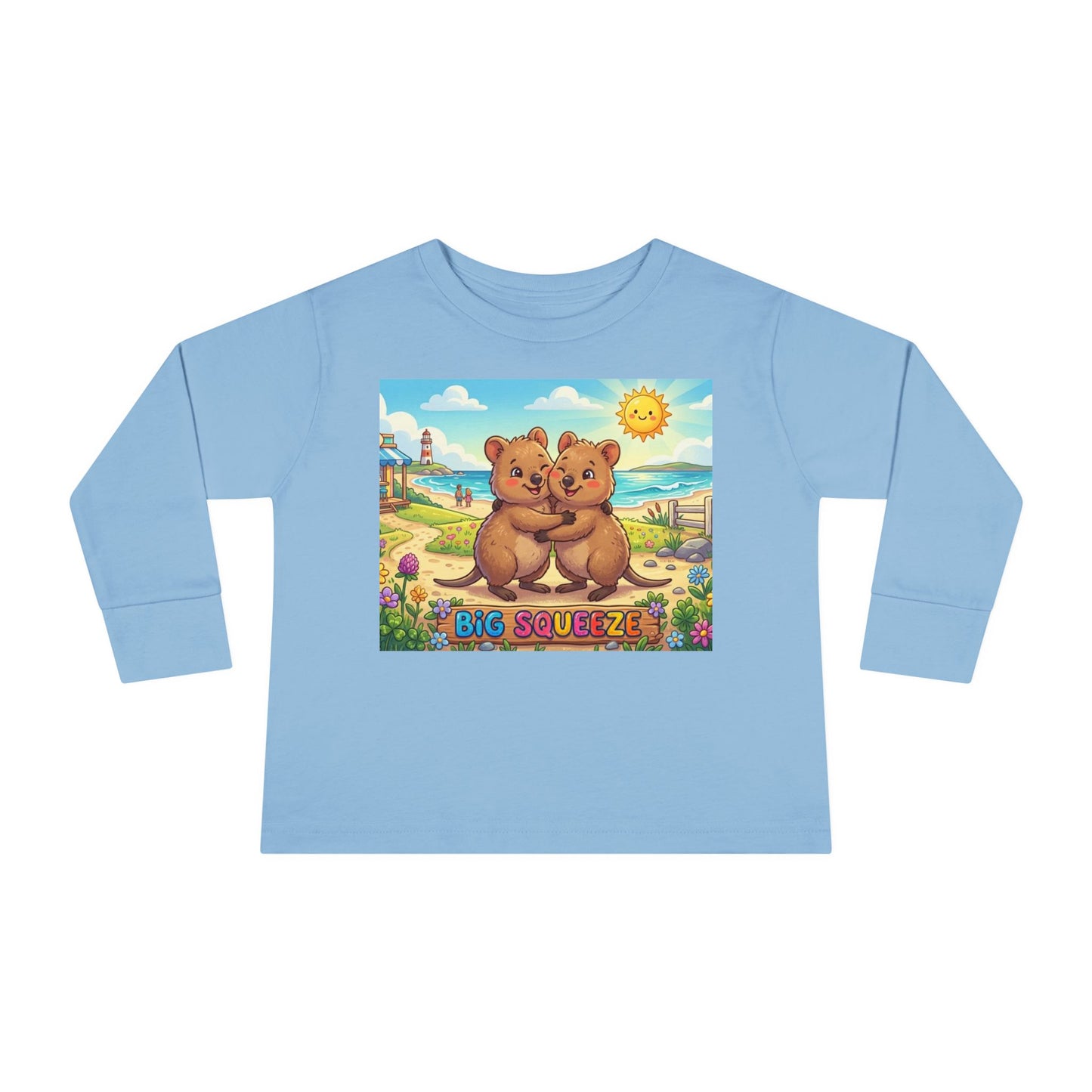 Big Squeeze Quokka Toddler Long Sleeve Tee