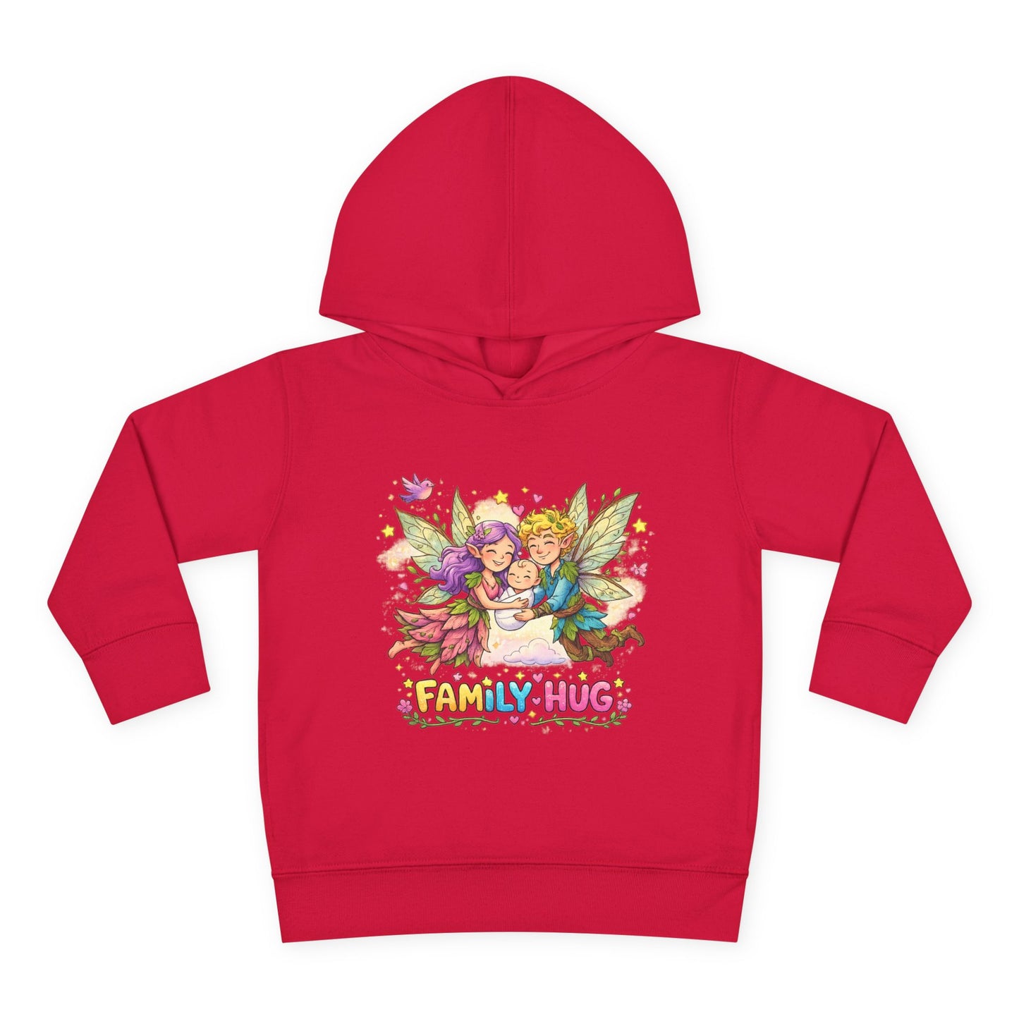 Family Hug Fairy Toddler Pullover Fleece Hoodie