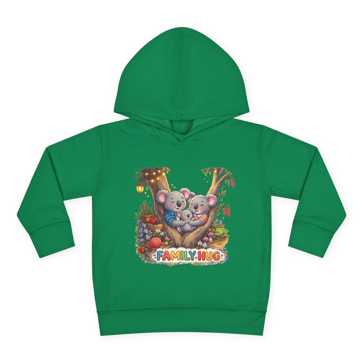 Family Hug Koala Toddler Pullover Fleece Hoodie