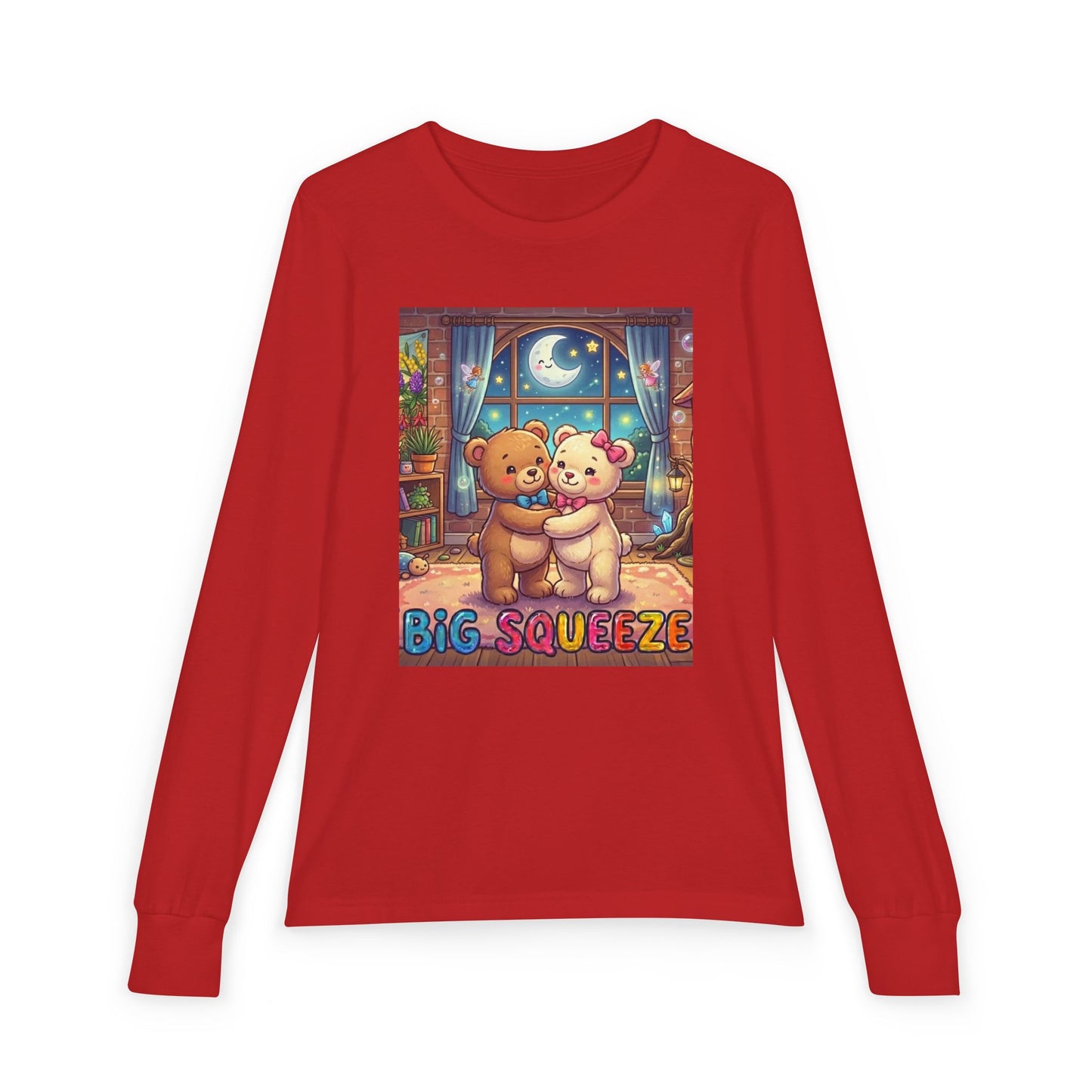 Big Squeeze Teddy Youth Jersey Long Sleeve Tee