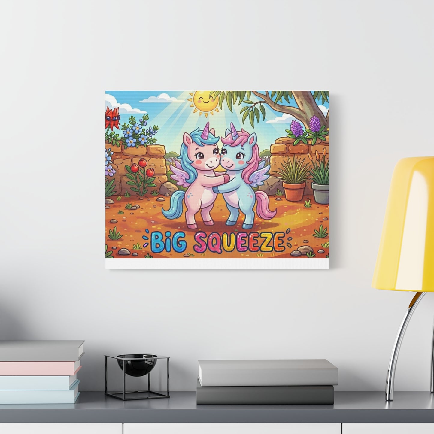 Big Squeeze Unicorn Classic Canvas