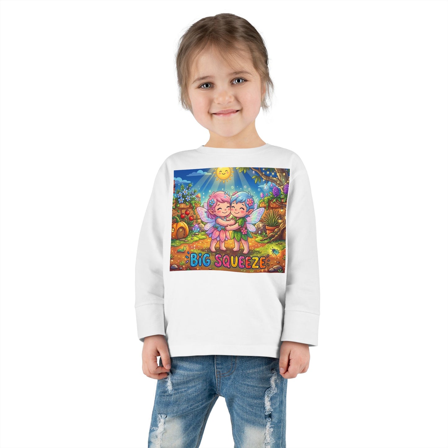 Big Squeeze Fairy Toddler Long Sleeve Tee