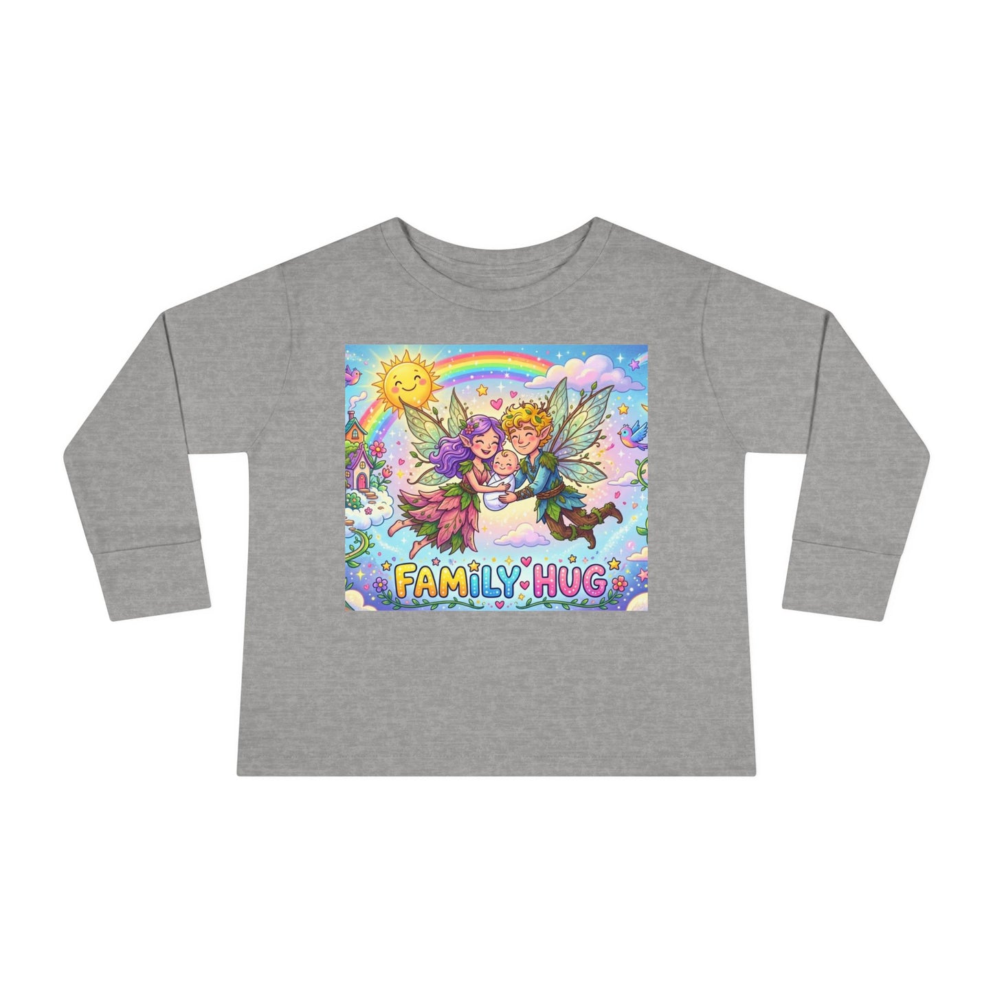 Family Hug Fairy Toddler Long Sleeve Tee