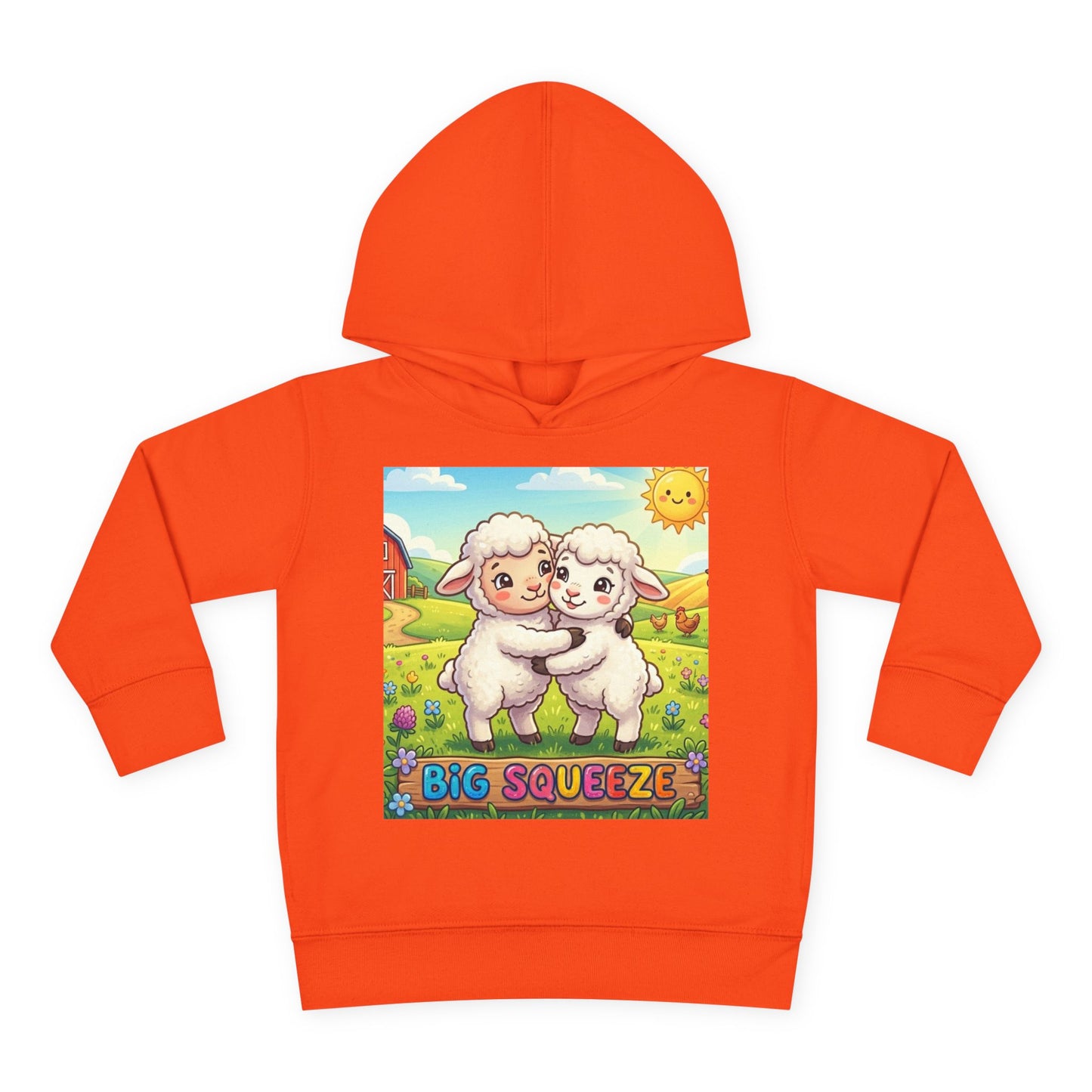 Big Squeeze Lamb Toddler Pullover Fleece Hoodie