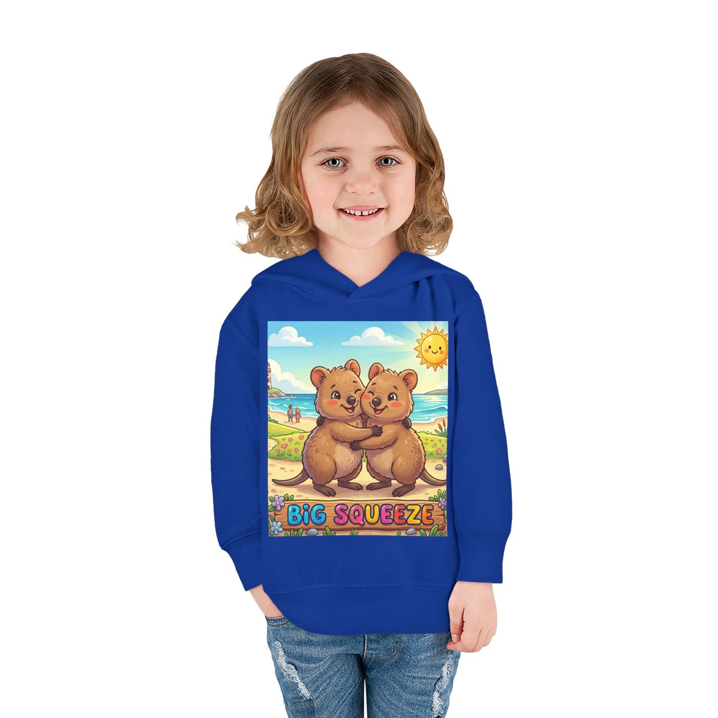 Big Squeeze Quokka Toddler Pullover Fleece Hoodie