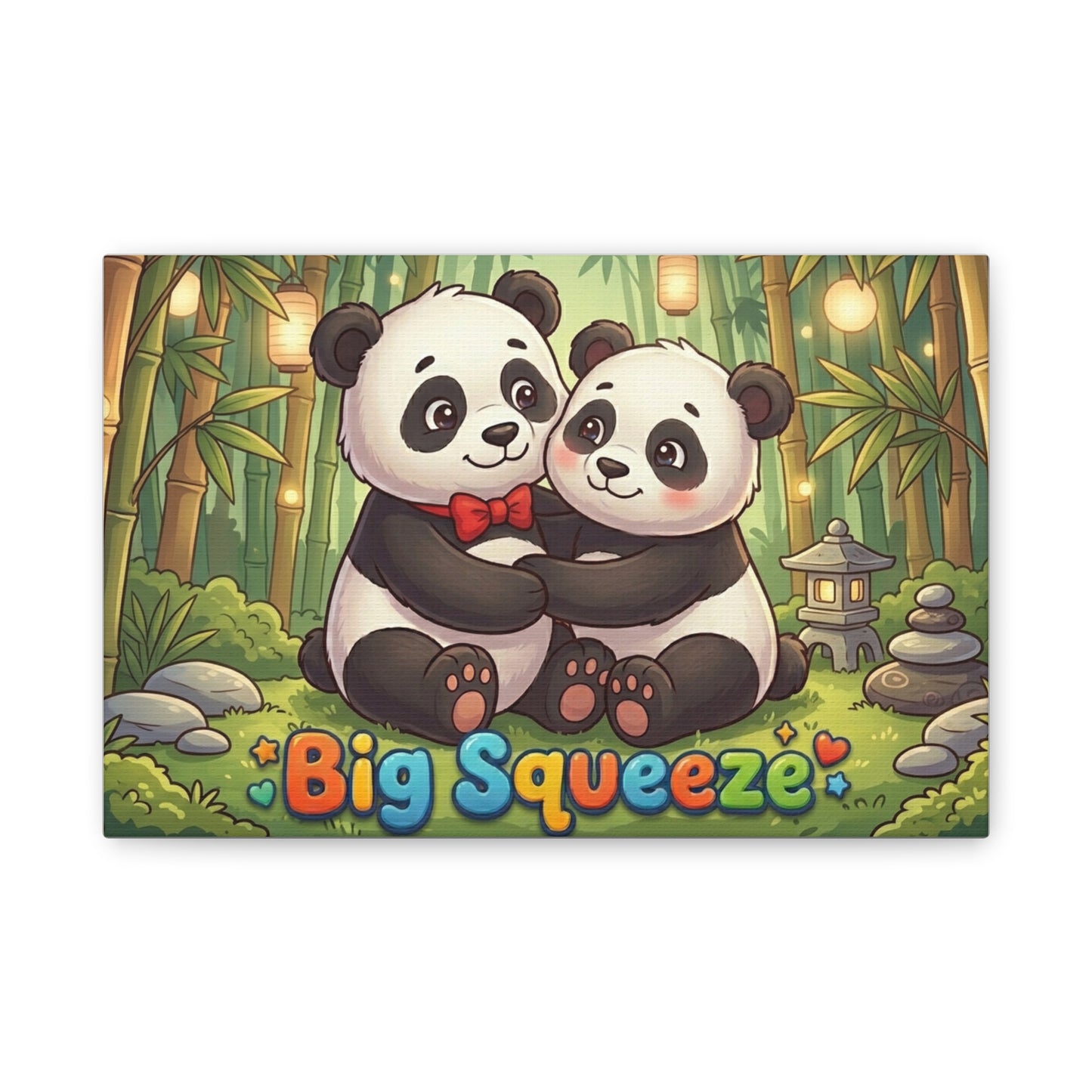 Big Squeeze Panda Classic Canvas