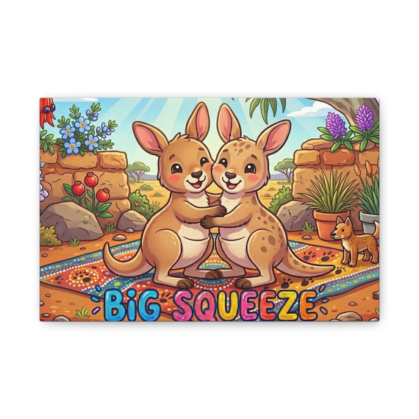 Big Squeeze Kangaroo Classic Canvas