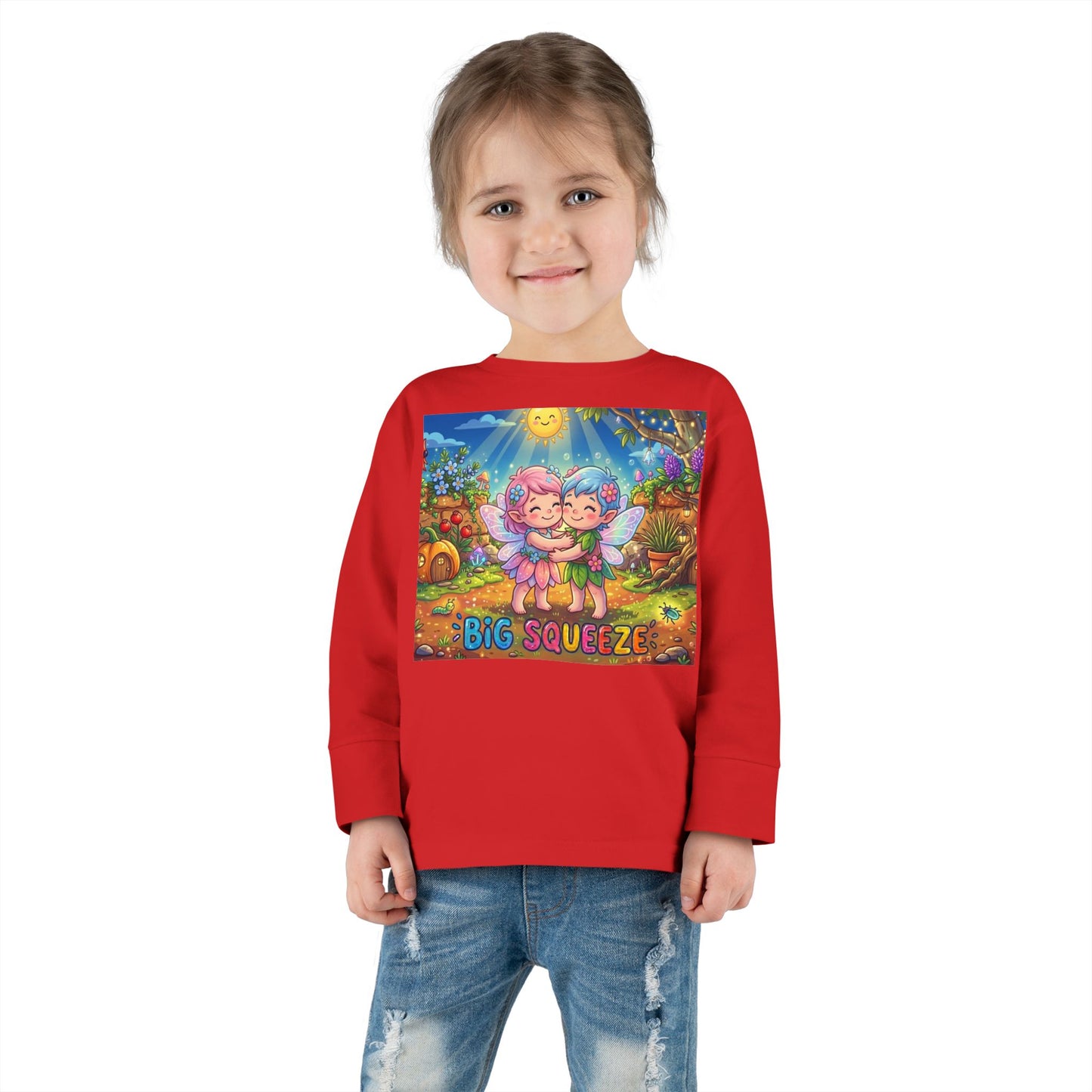 Big Squeeze Fairy Toddler Long Sleeve Tee