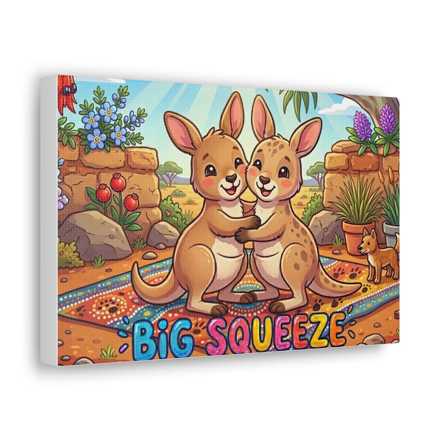 Big Squeeze Kangaroo Classic Canvas