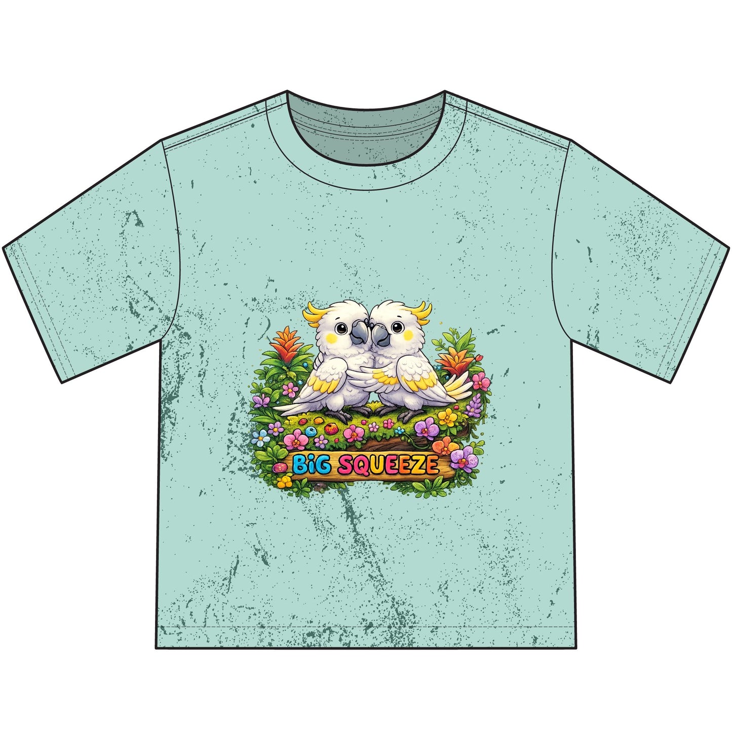 Big Squeeze Cockatoo Heavyweight Color Blast Youth T-Shirt