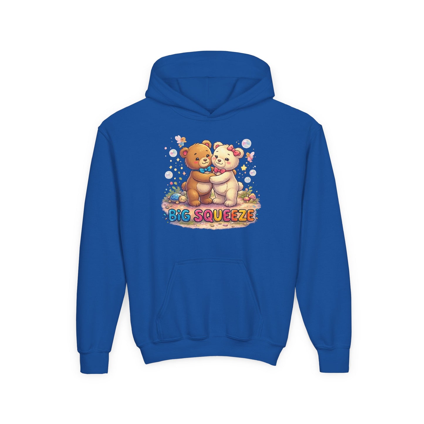 Big Squeeze Teddy Youth Heavy Blend Hooded Sweatshirt