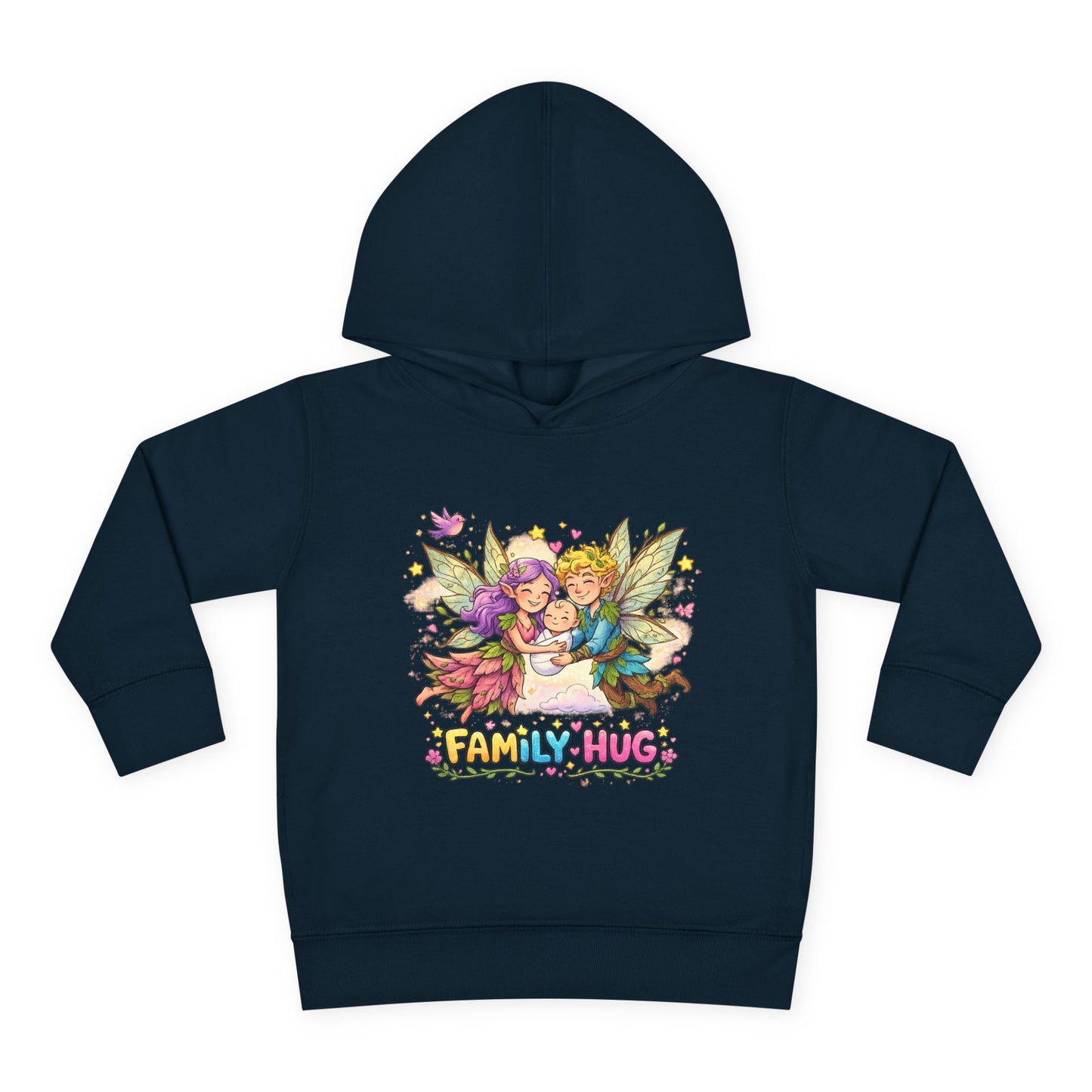 Family Hug Fairy Toddler Pullover Fleece Hoodie