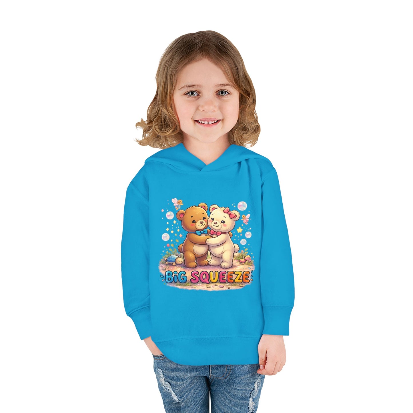 Big Squeeze Teddy Toddler Pullover Fleece Hoodie