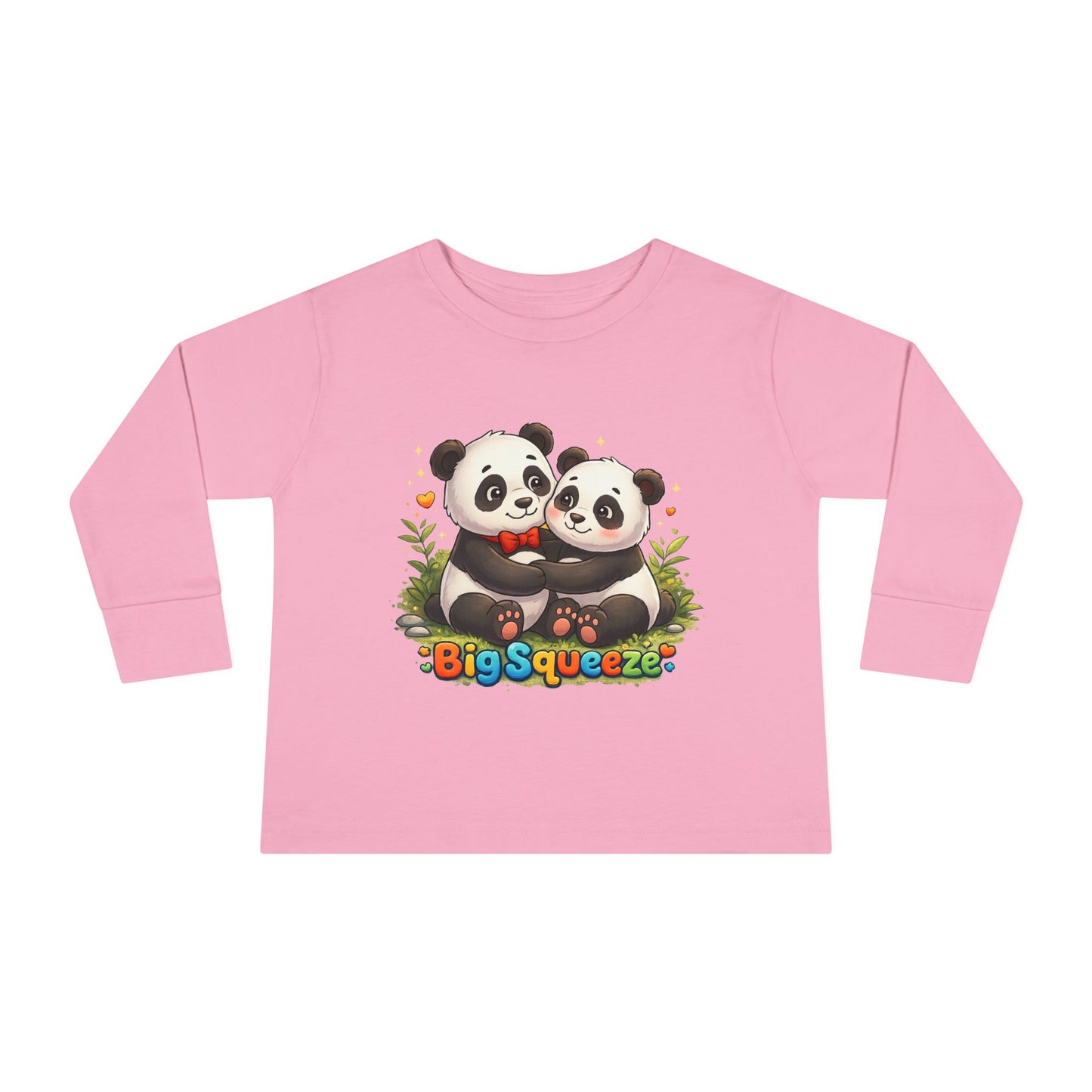Big Squeeze Panda Toddler Long Sleeve Tee