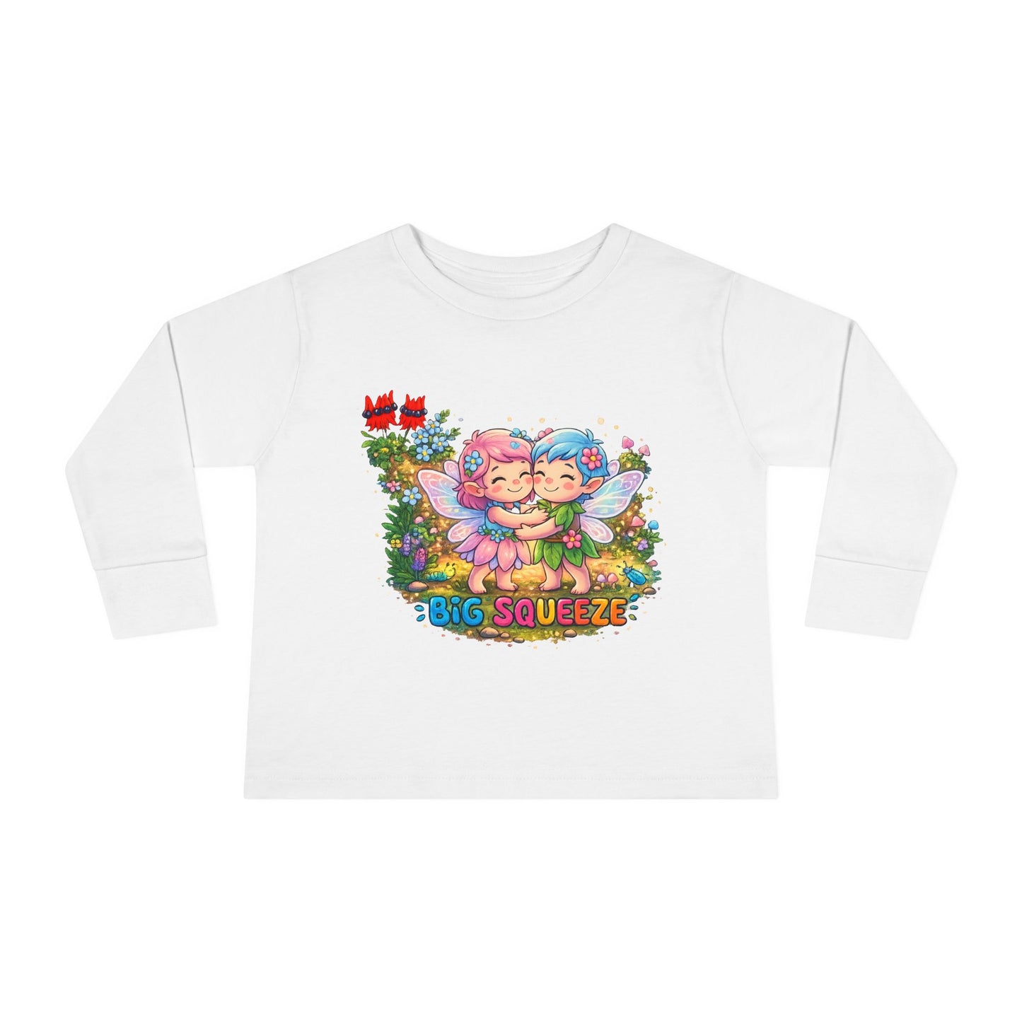 Big Squeeze Fairy Toddler Long Sleeve Tee