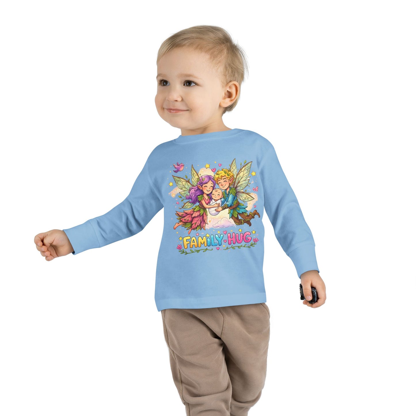 Family Hug Fairy Toddler Long Sleeve Tee