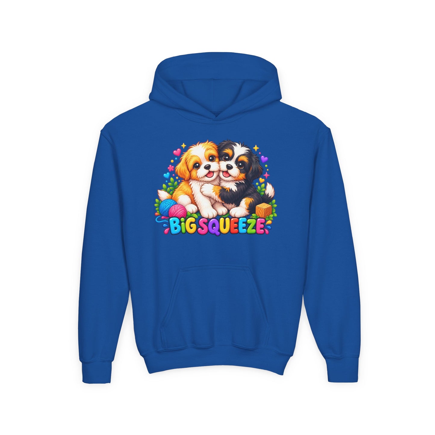 Big Squeeze Shih Tzu Youth Heavy Blend Hooded Sweatshirt