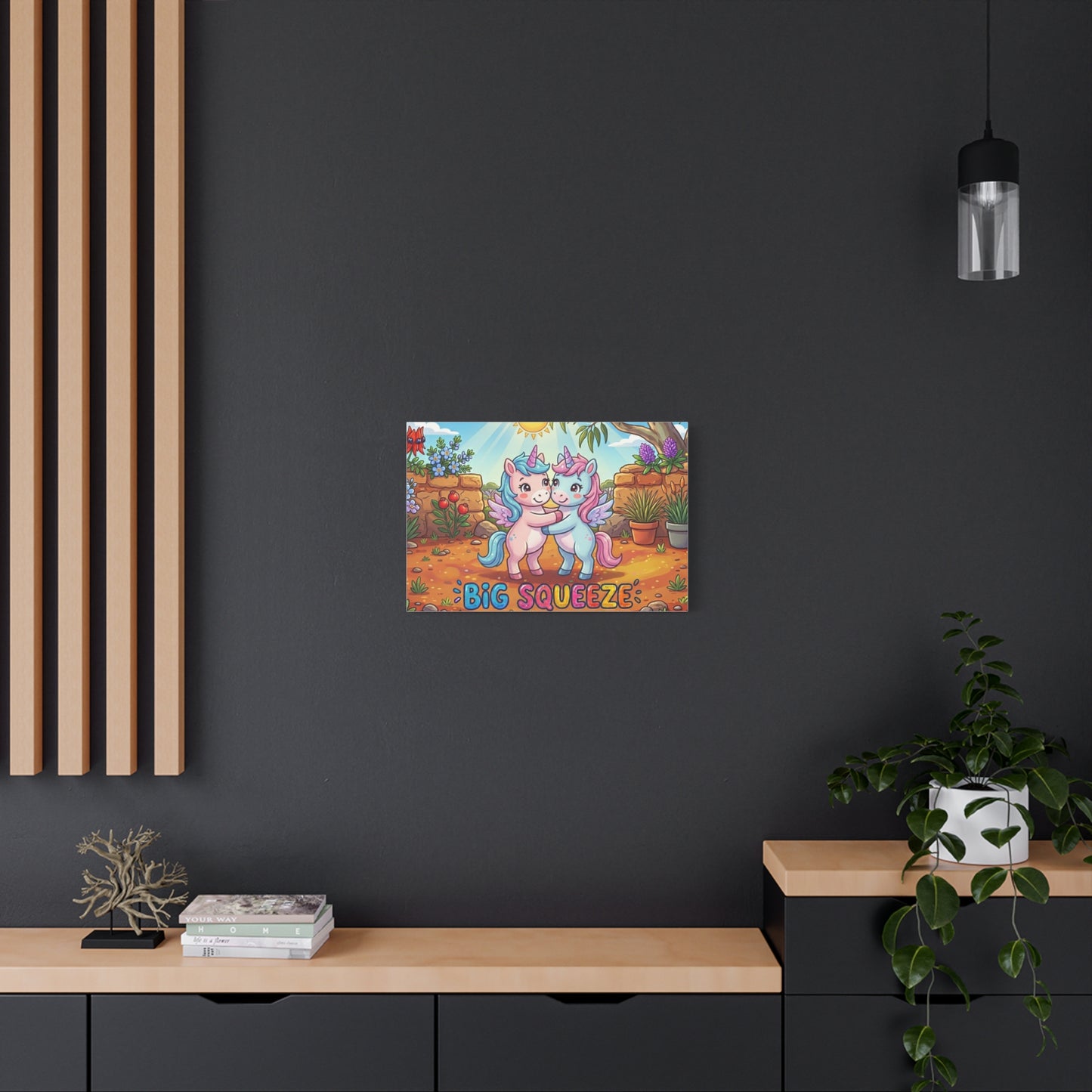Big Squeeze Unicorn Classic Canvas