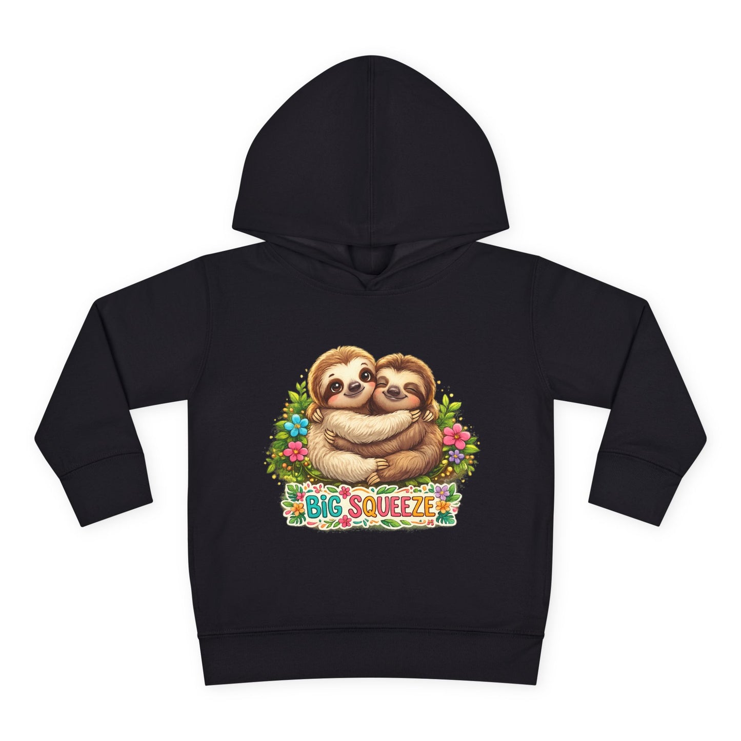 Big Squeeze Sloth Toddler Pullover Fleece Hoodie