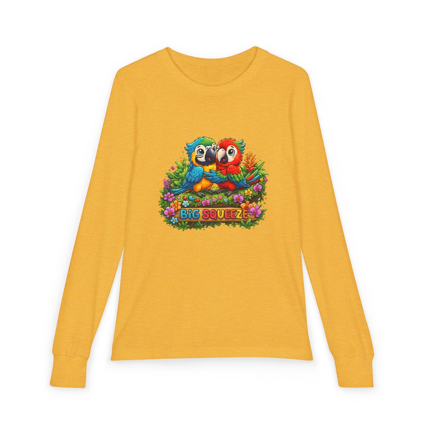 Big Squeeze Macaw Youth Jersey Long Sleeve Tee