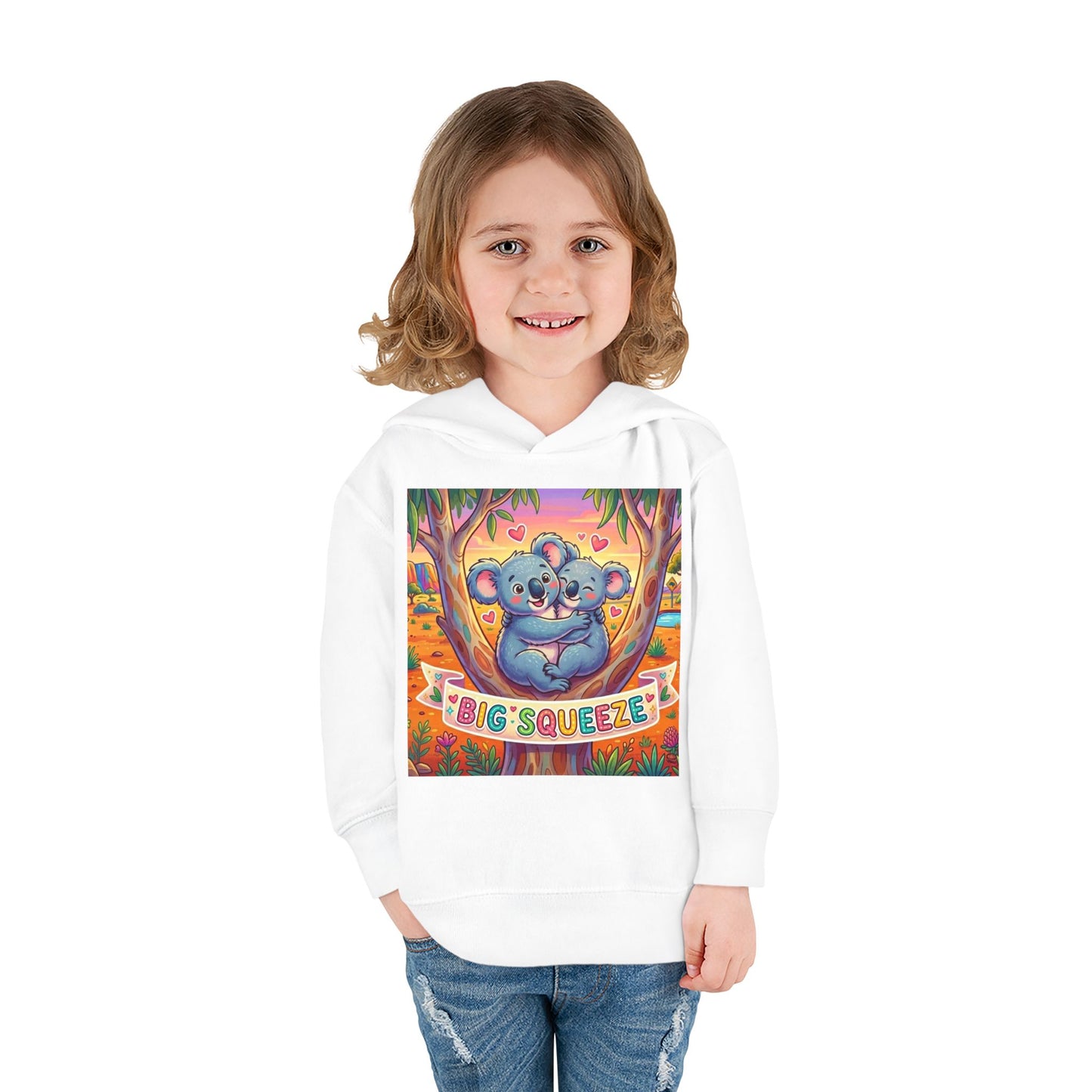 Big Squeeze Koala Toddler Pullover Fleece Hoodie