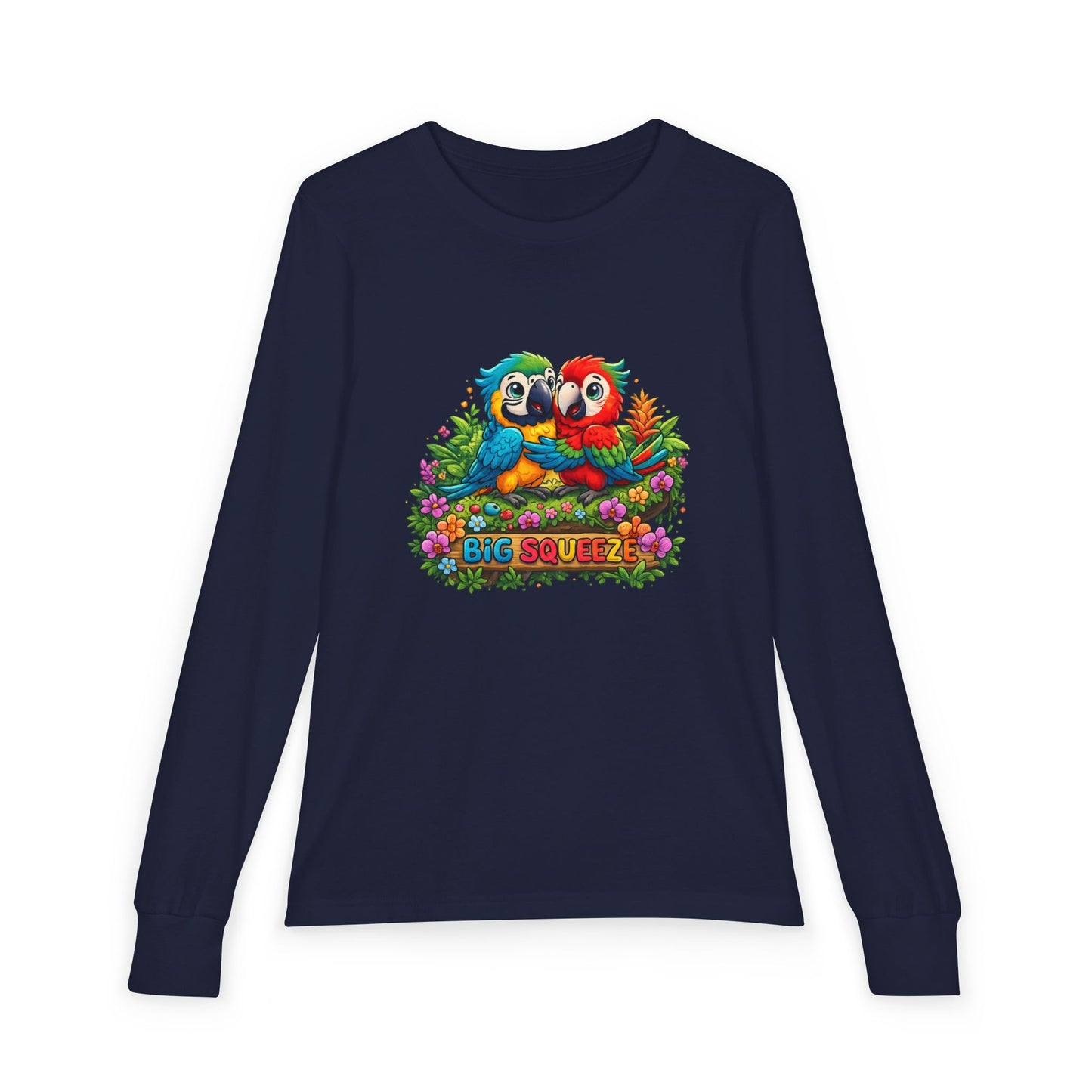 Big Squeeze Macaw Youth Jersey Long Sleeve Tee