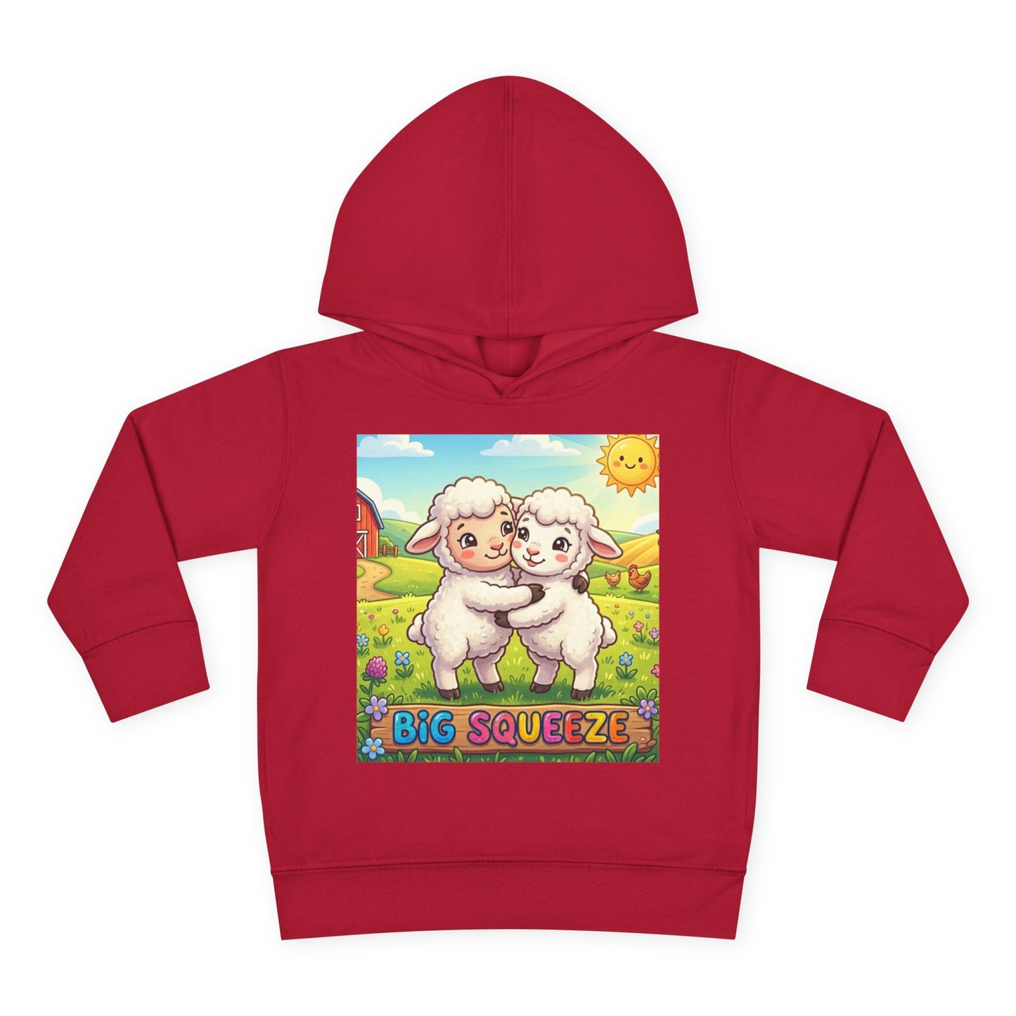 Big Squeeze Lamb Toddler Pullover Fleece Hoodie