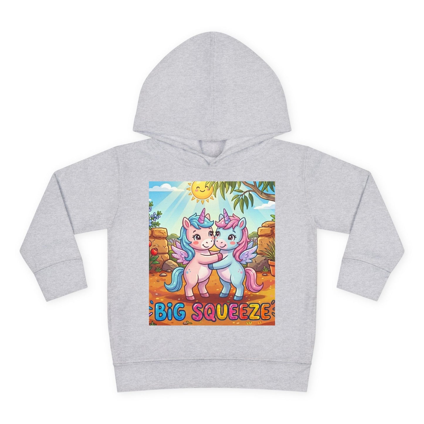 Big Squeeze Unicorn Toddler Pullover Fleece Hoodie