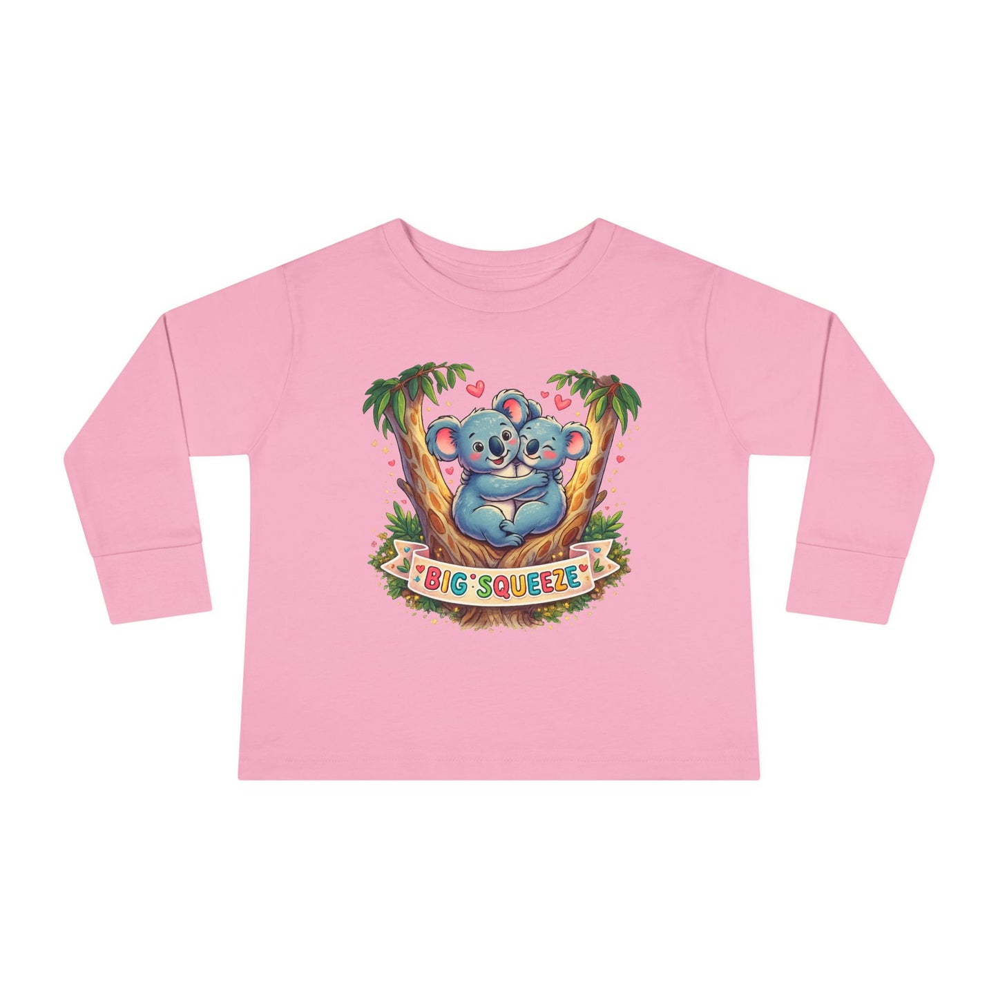 Big Squeeze Koala Toddler Long Sleeve Tee