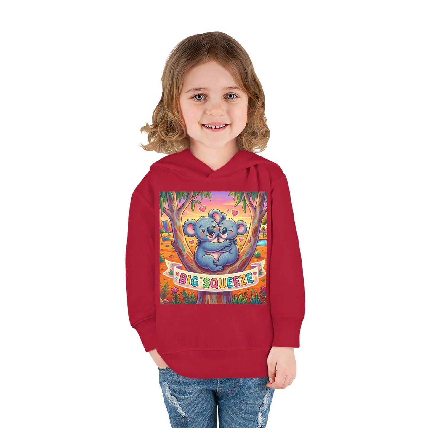 Big Squeeze Koala Toddler Pullover Fleece Hoodie