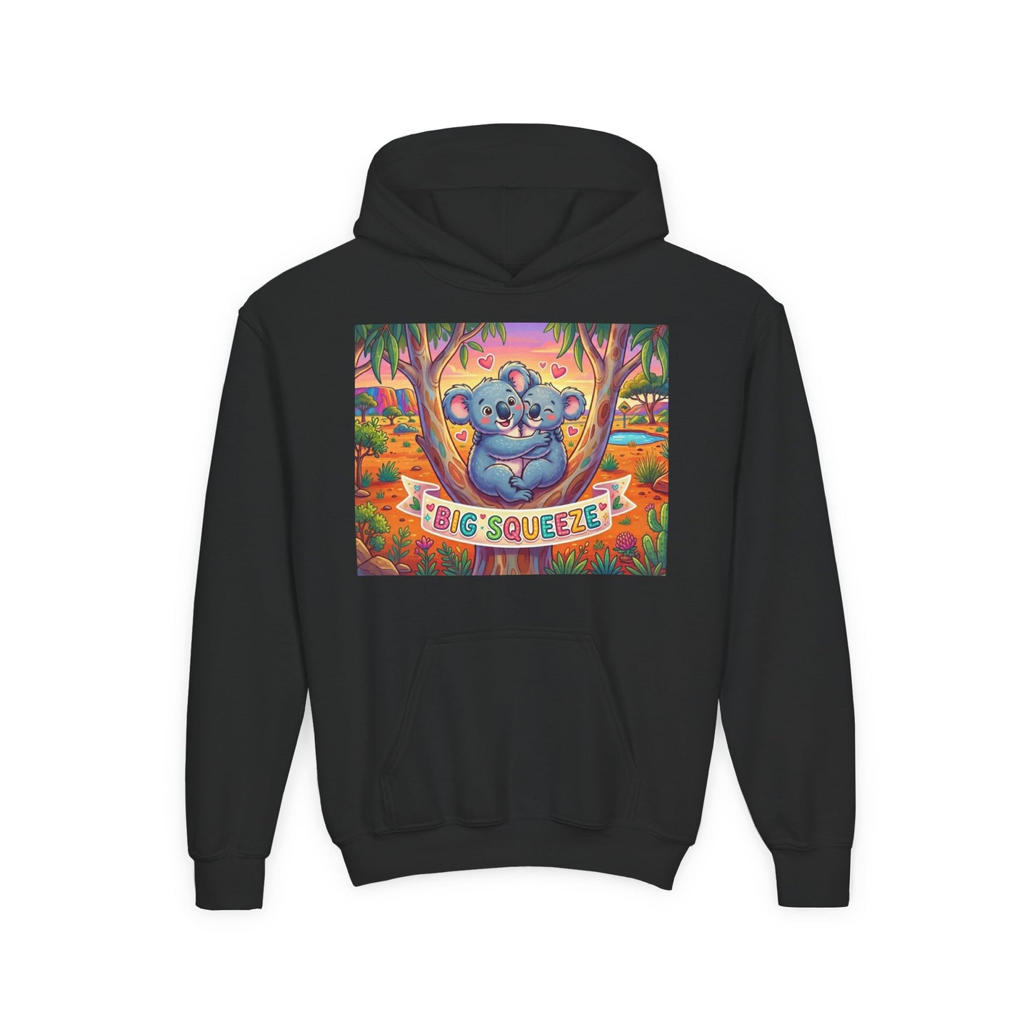 Big Squeeze Koala Youth Heavy Blend Hooded Sweatshirt