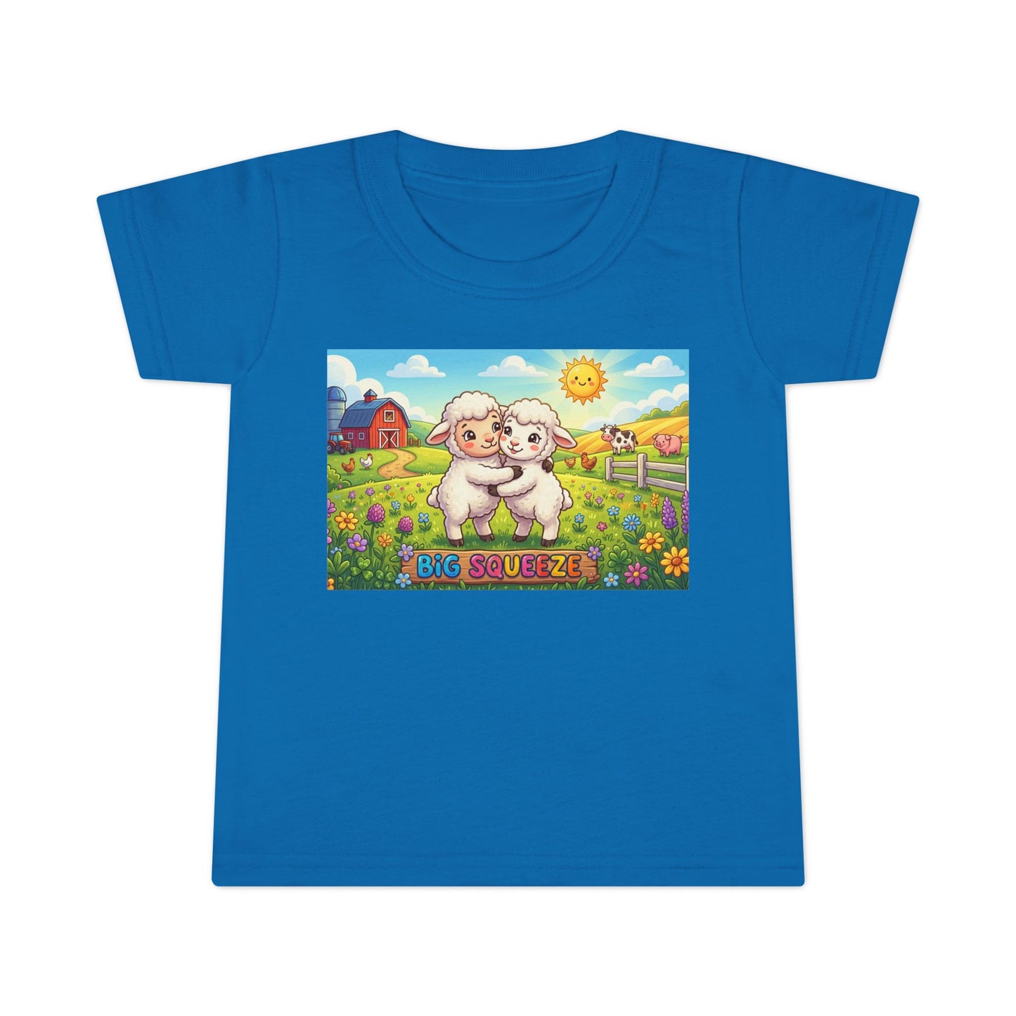Big Squeeze Lamb Toddler T-shirt