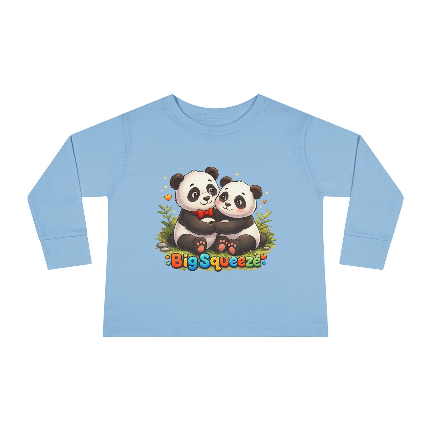 Big Squeeze Panda Toddler Long Sleeve Tee