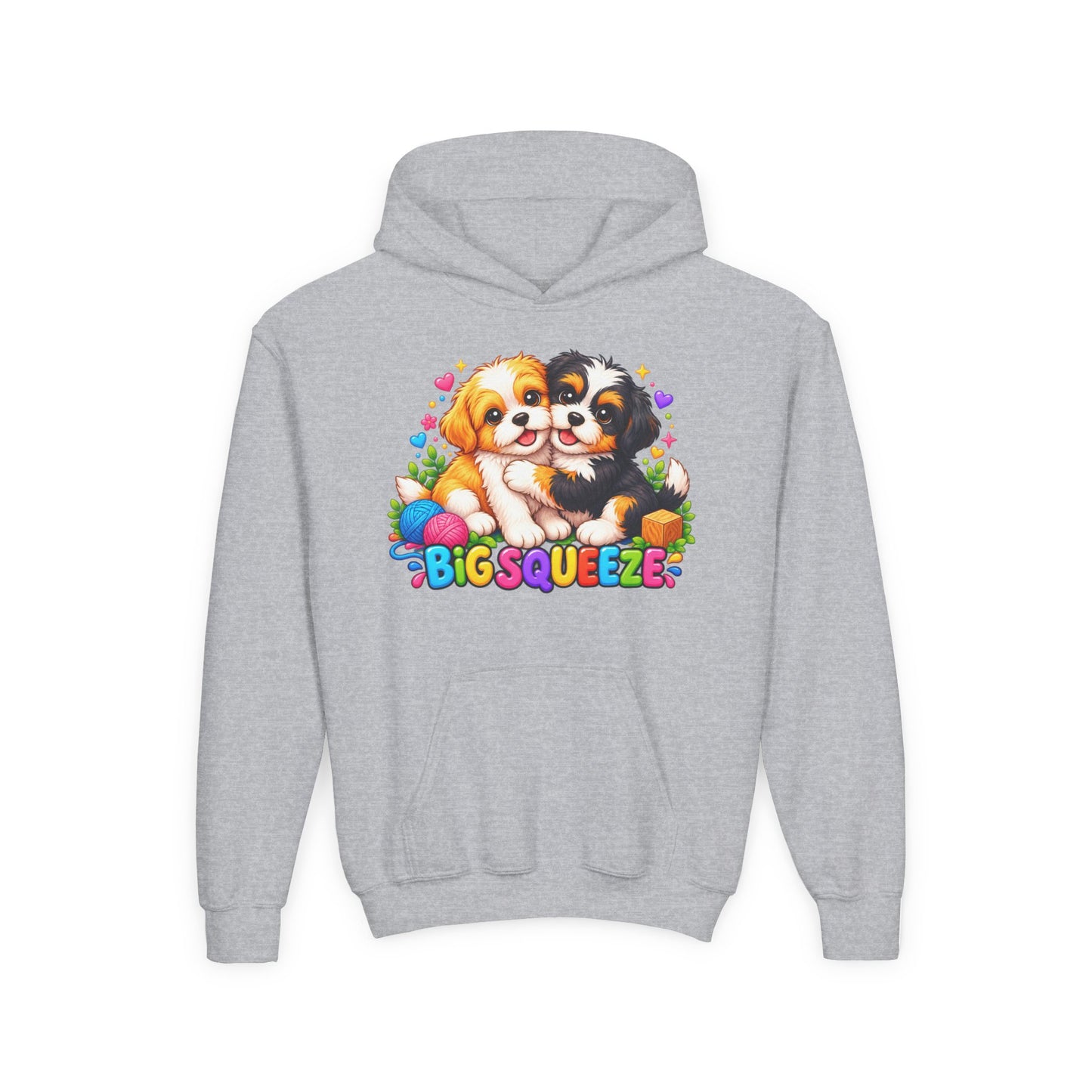 Big Squeeze Shih Tzu Youth Heavy Blend Hooded Sweatshirt