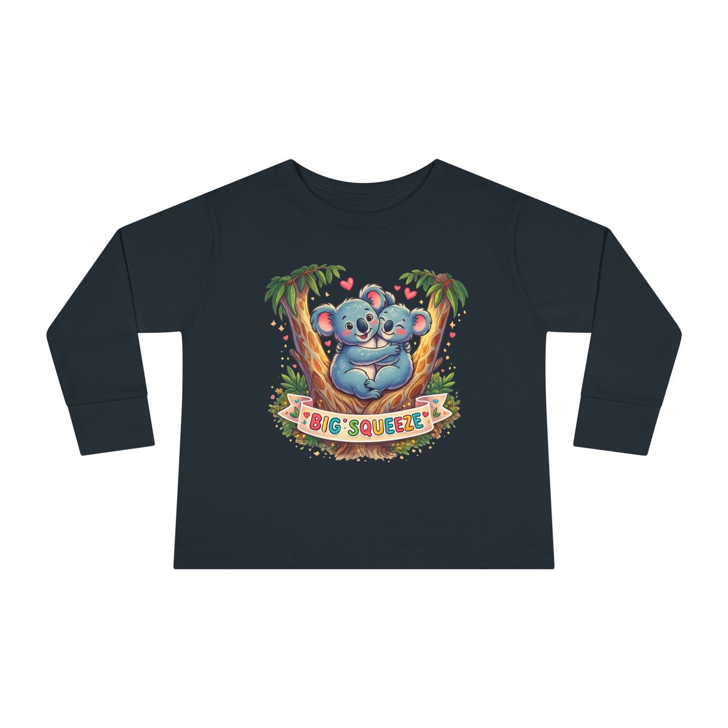 Big Squeeze Koala Toddler Long Sleeve Tee