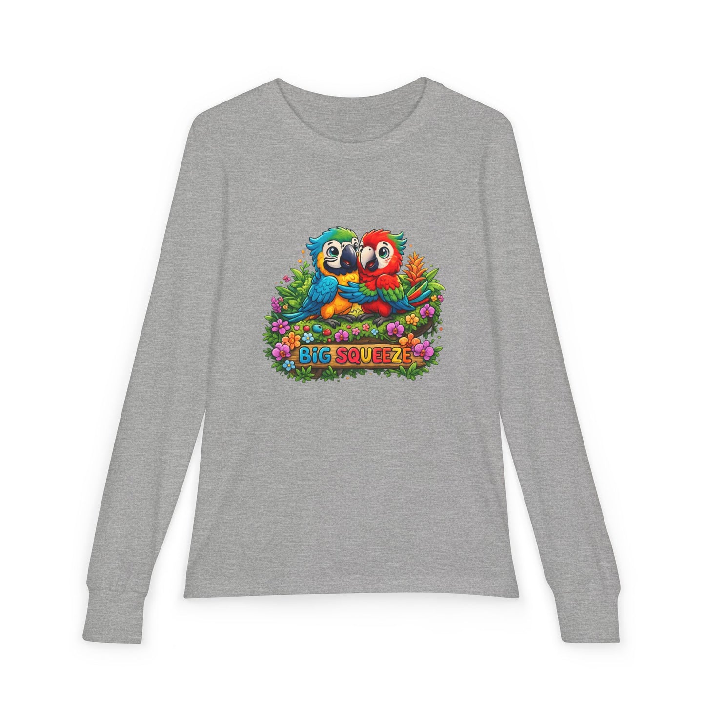 Big Squeeze Macaw Youth Jersey Long Sleeve Tee