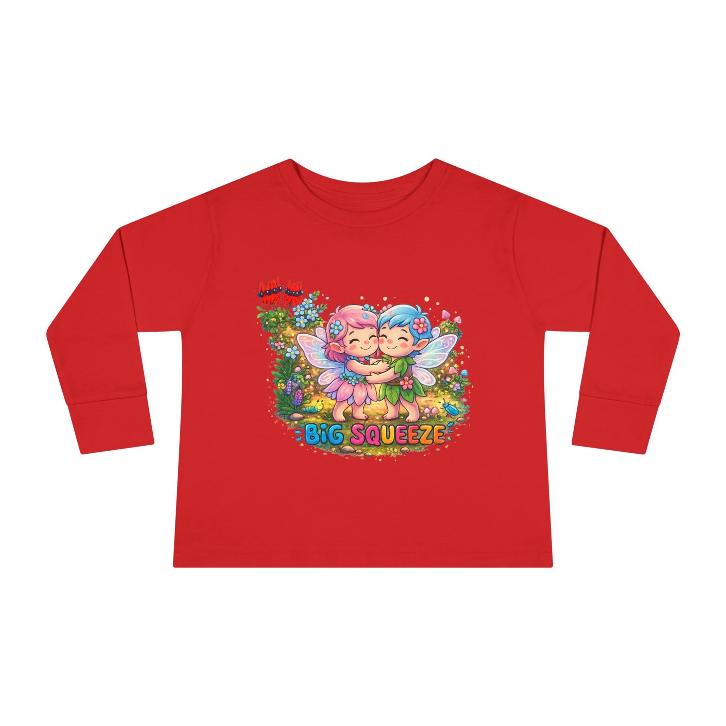 Big Squeeze Fairy Toddler Long Sleeve Tee
