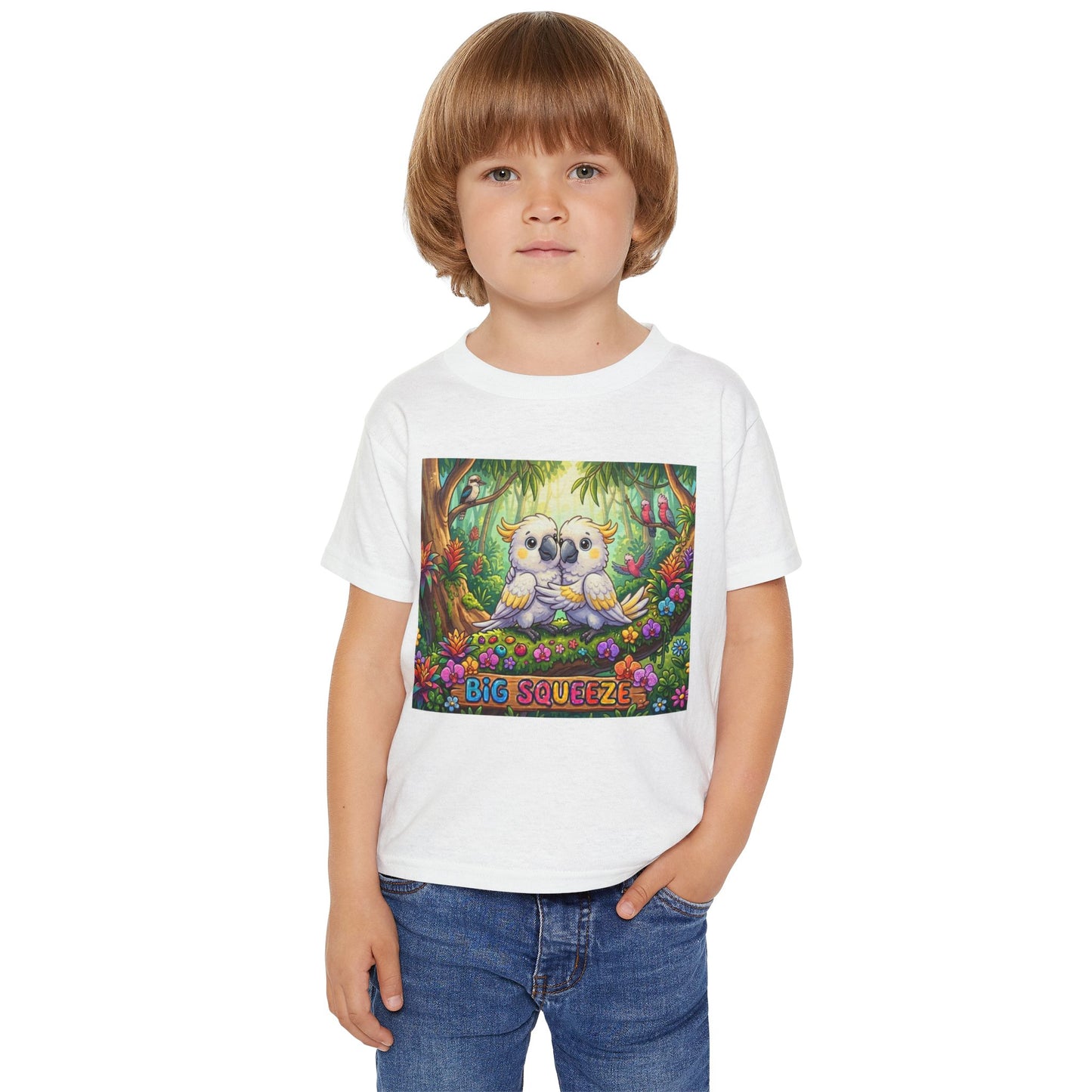Big Squeeze Cockatoo Heavy Cotton™ Toddler T-shirt