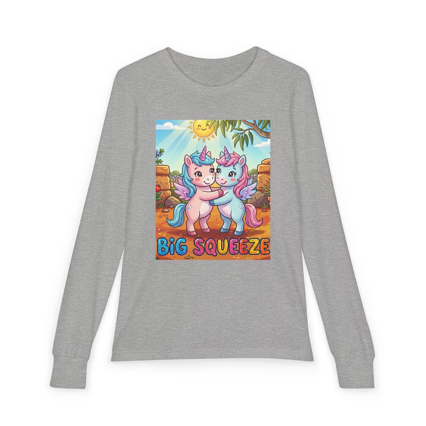Big Squeeze Unicorn Youth Jersey Long Sleeve Tee