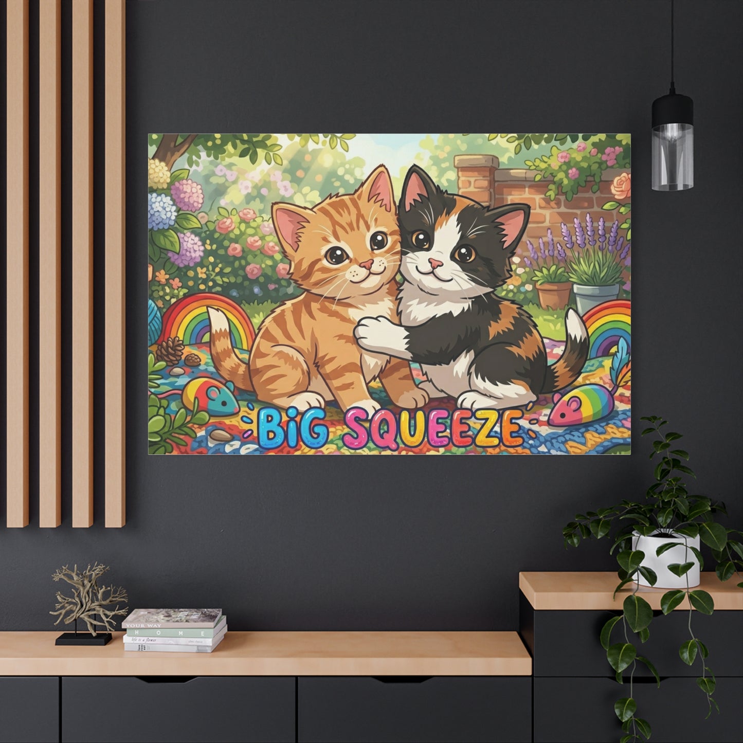 Big Squeeze Kitten Classic Canvas