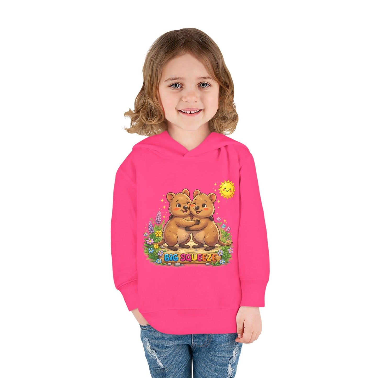 Big Squeeze Quokka Toddler Pullover Fleece Hoodie