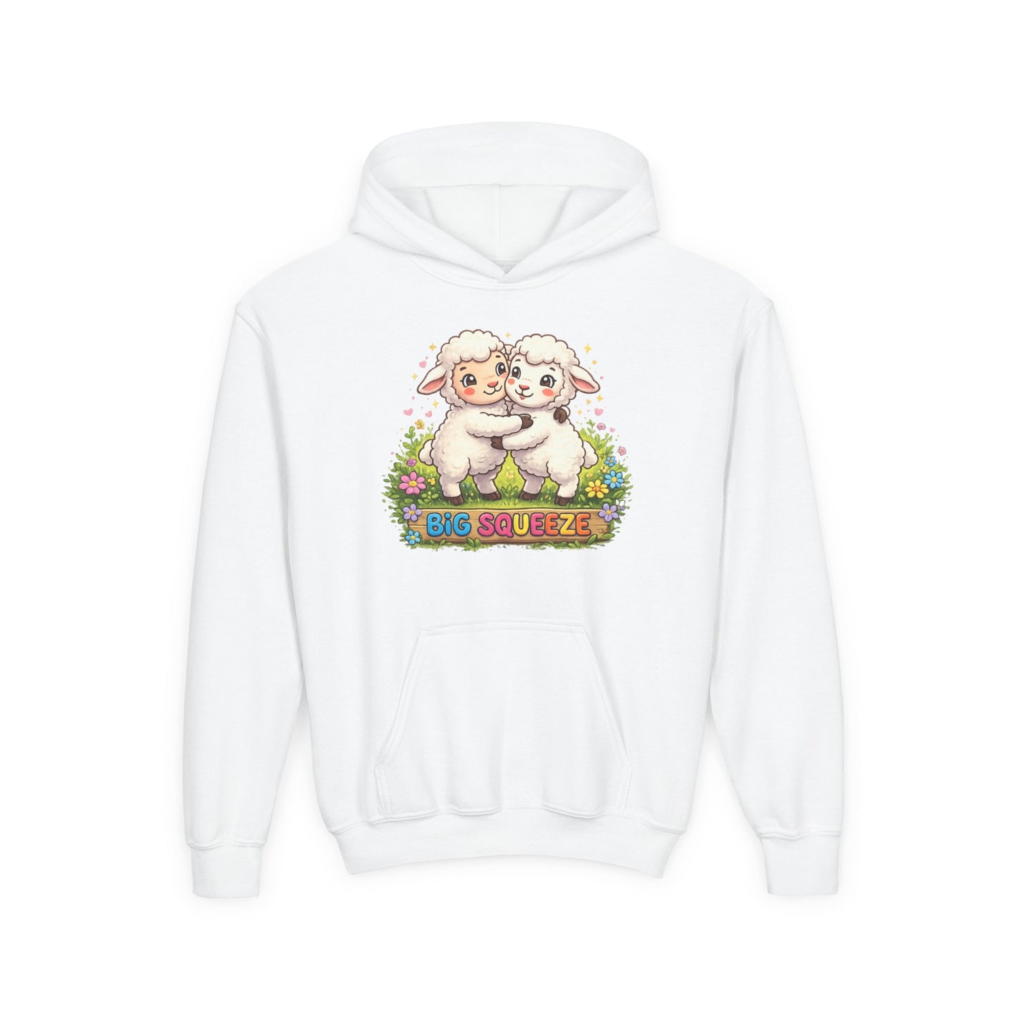 Big Squeeze Lamb Youth Heavy Blend Hooded Sweatshirt