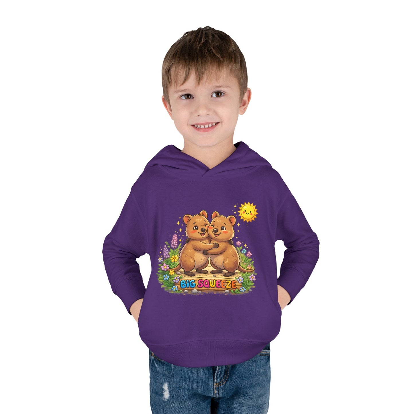 Big Squeeze Quokka Toddler Pullover Fleece Hoodie