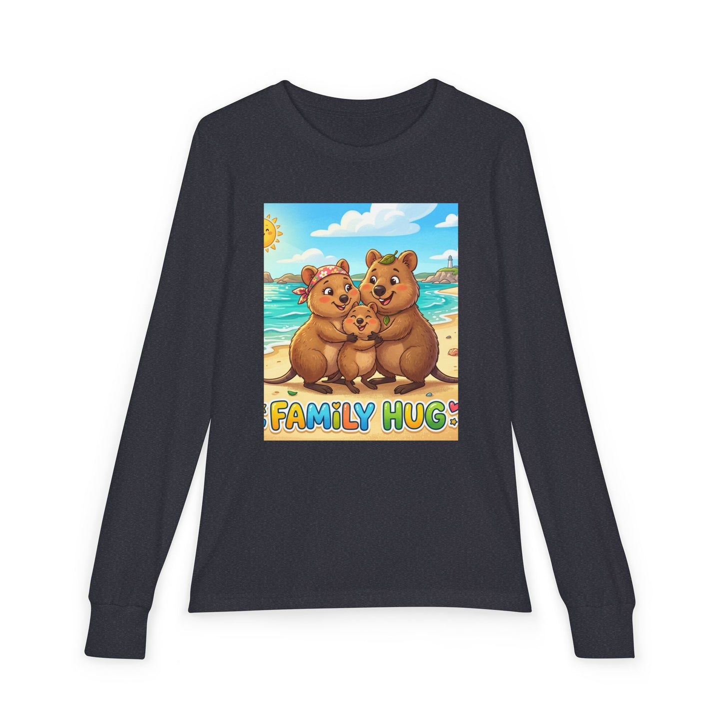 Family Hug Quokka Youth Jersey Long Sleeve Tee