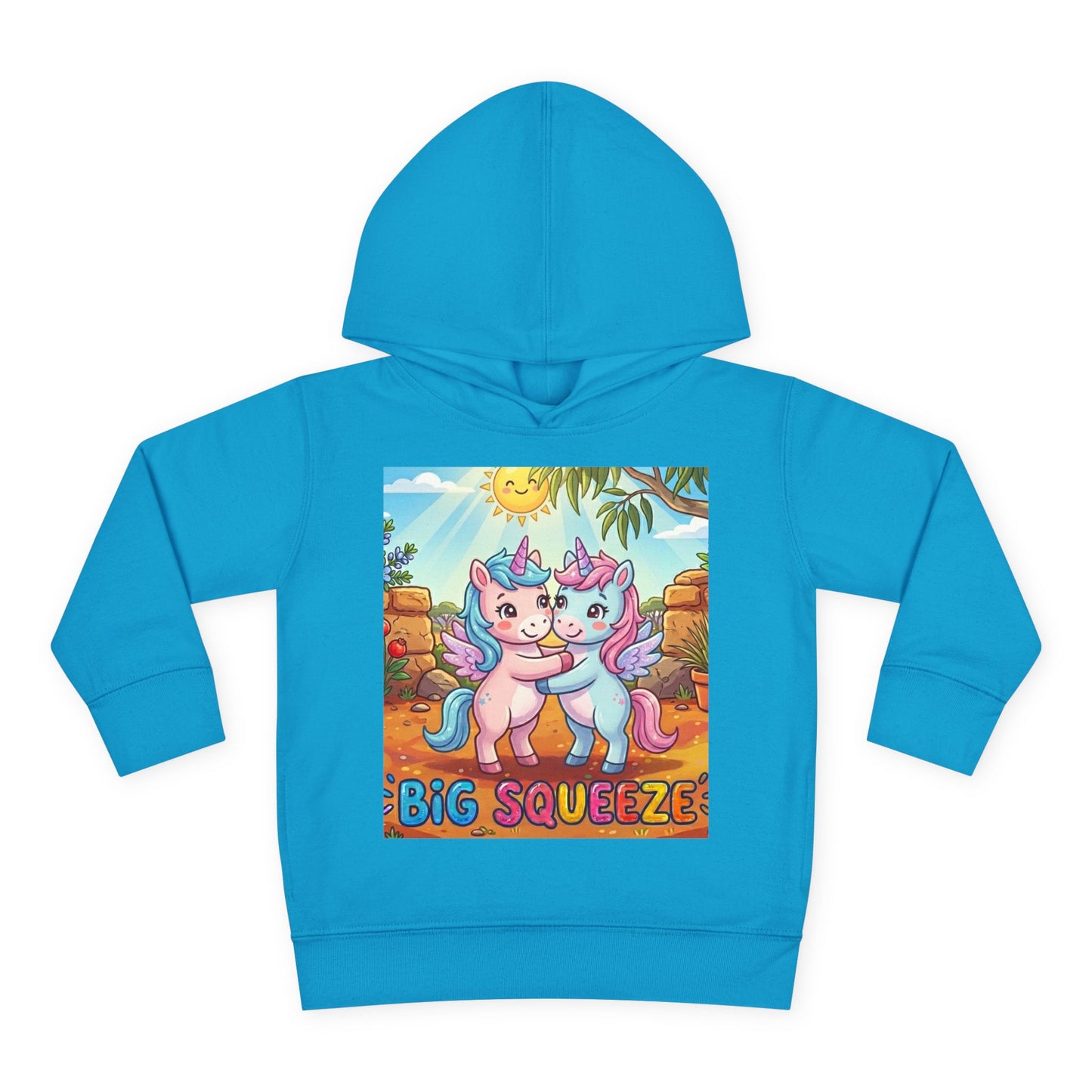 Big Squeeze Unicorn Toddler Pullover Fleece Hoodie