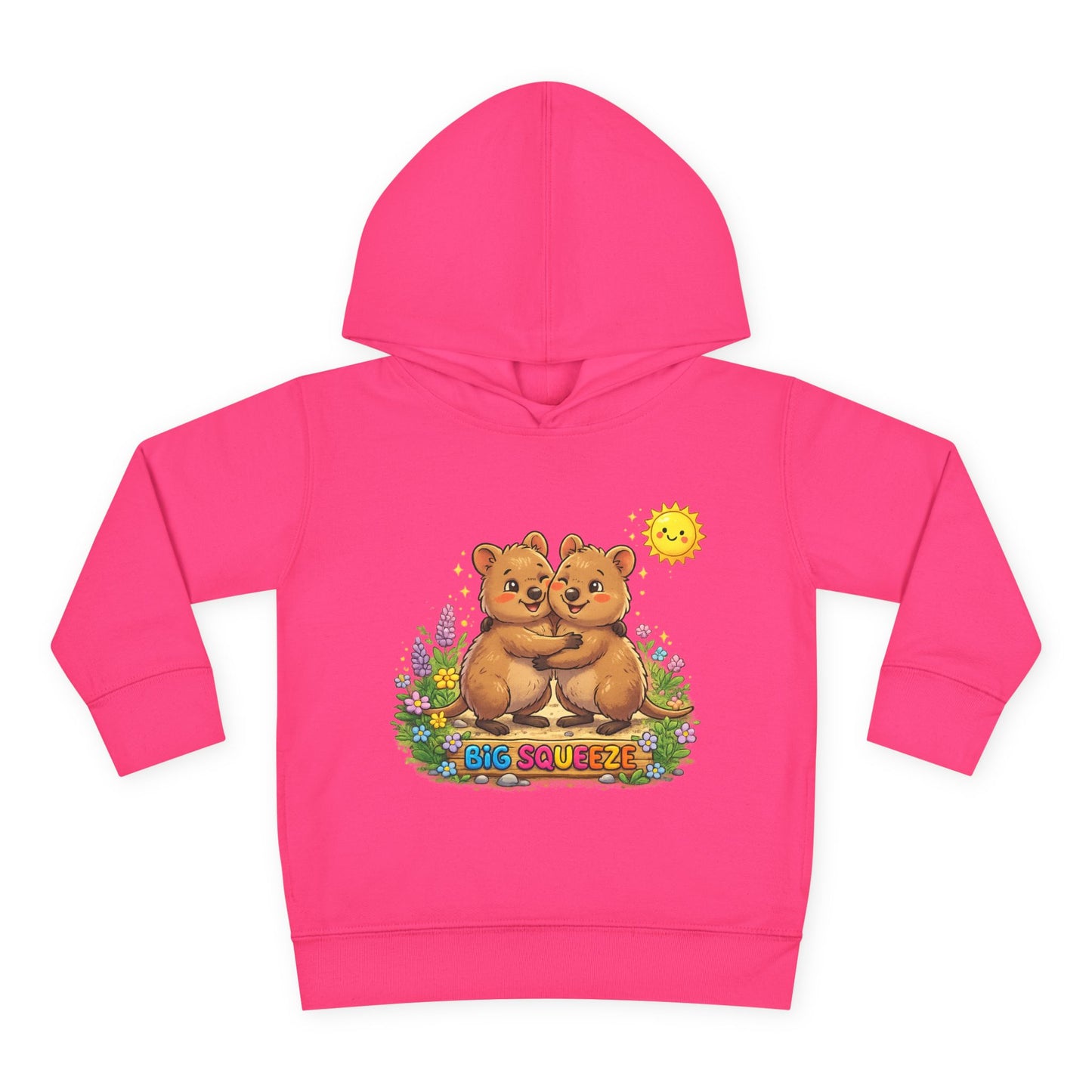 Big Squeeze Quokka Toddler Pullover Fleece Hoodie